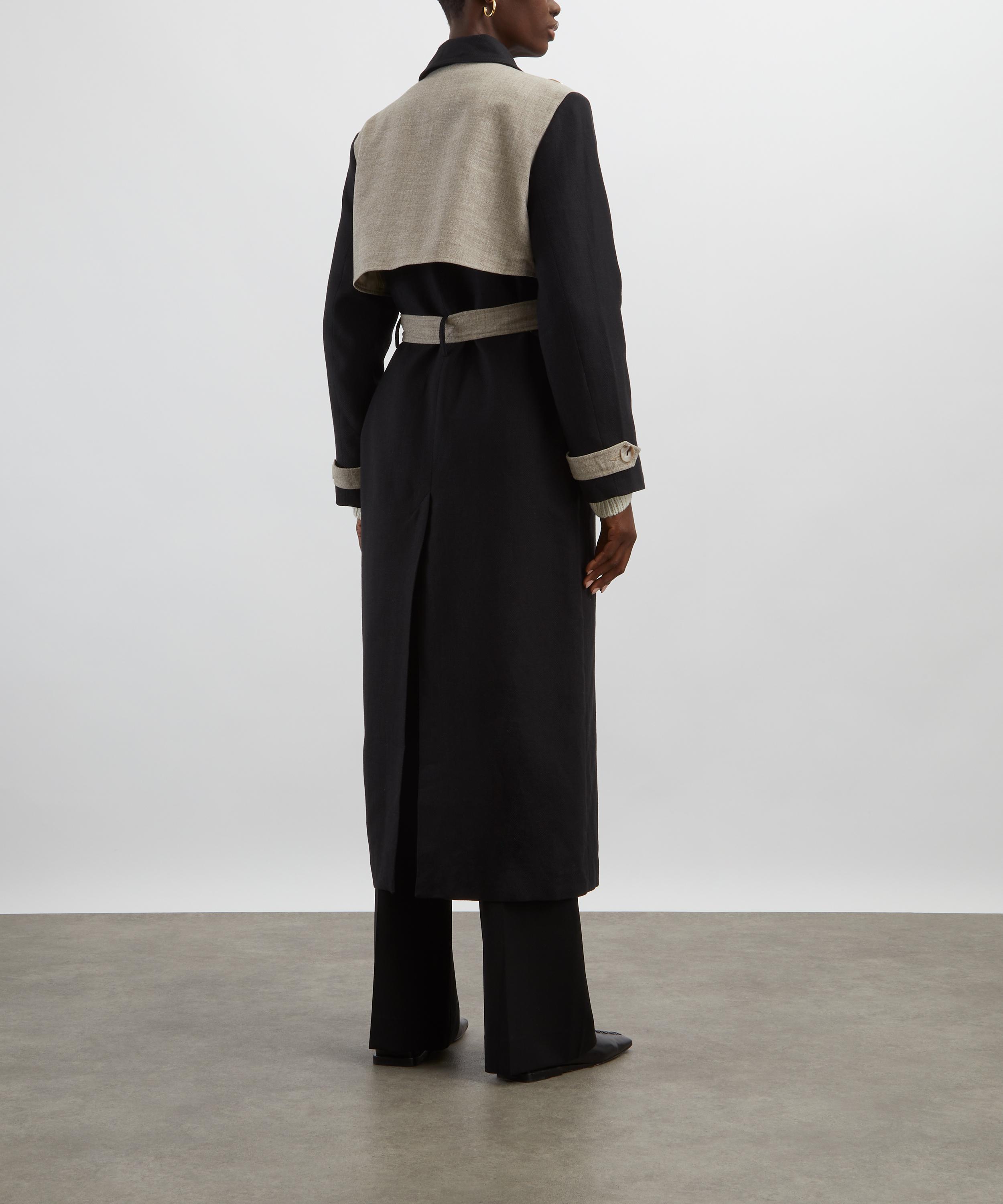 AKYN - Chanah Black Trench Coat image number 3