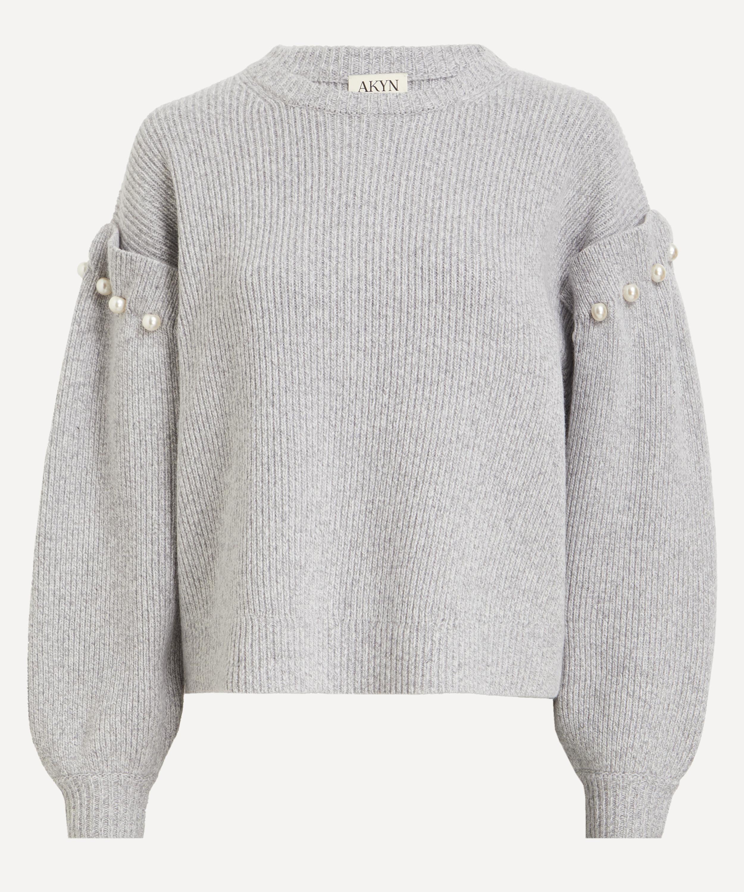 AKYN - Yuki Grey Marl Jumper image number 0
