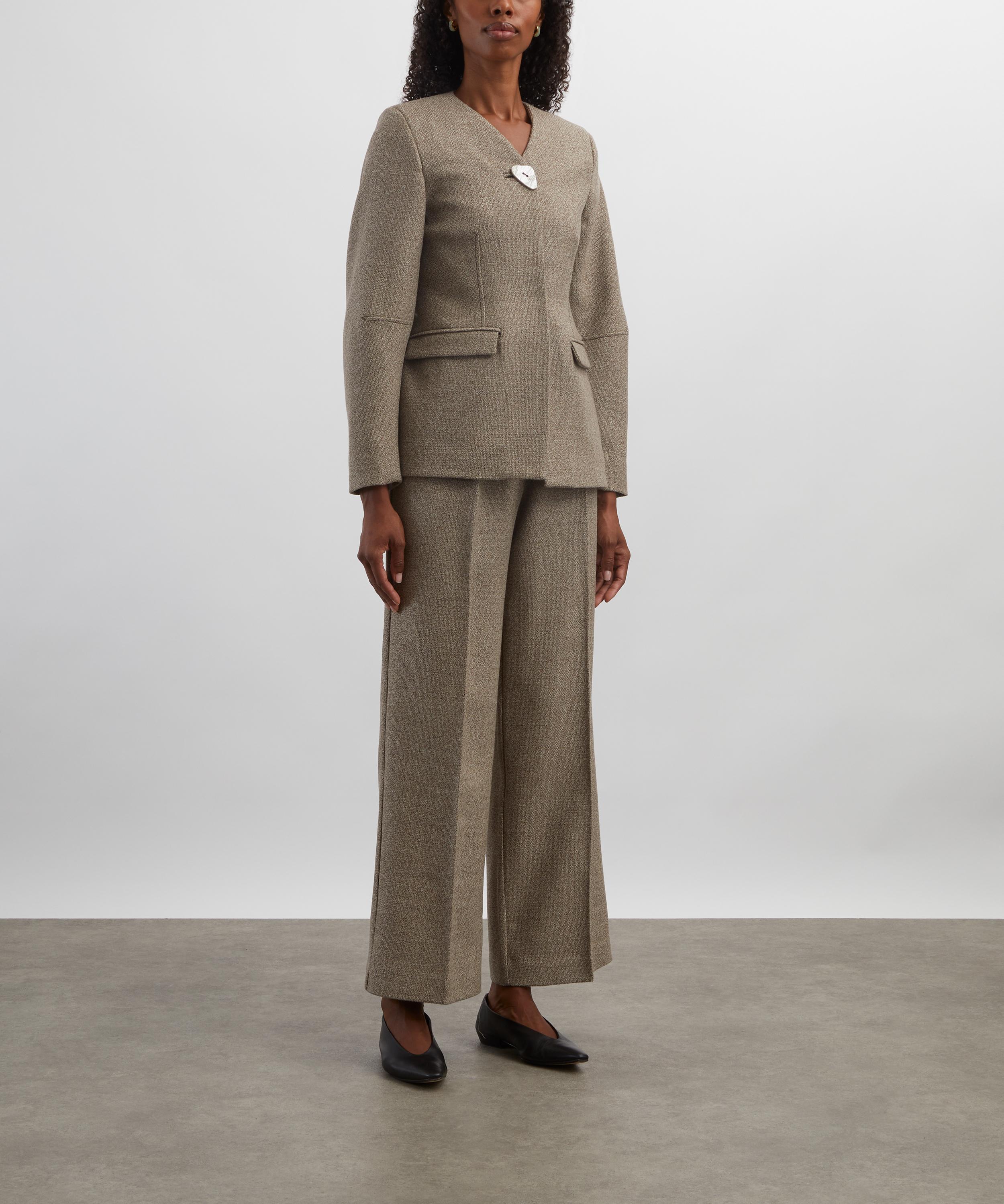 AKYN - Perla Undyed Wool Trousers image number 1
