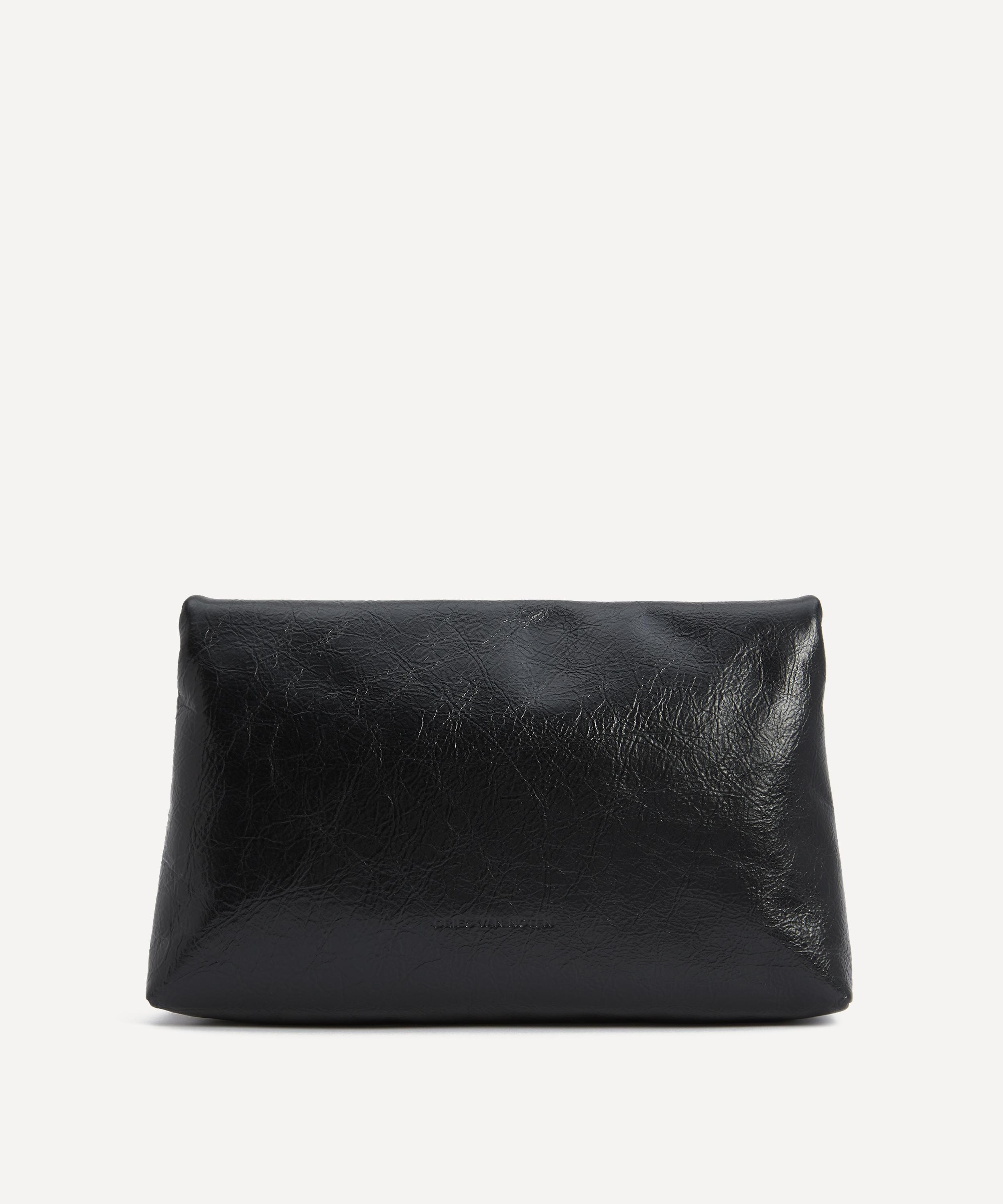 Dries Van Noten - Textured Leather Envelope Shoulder Bag image number 3