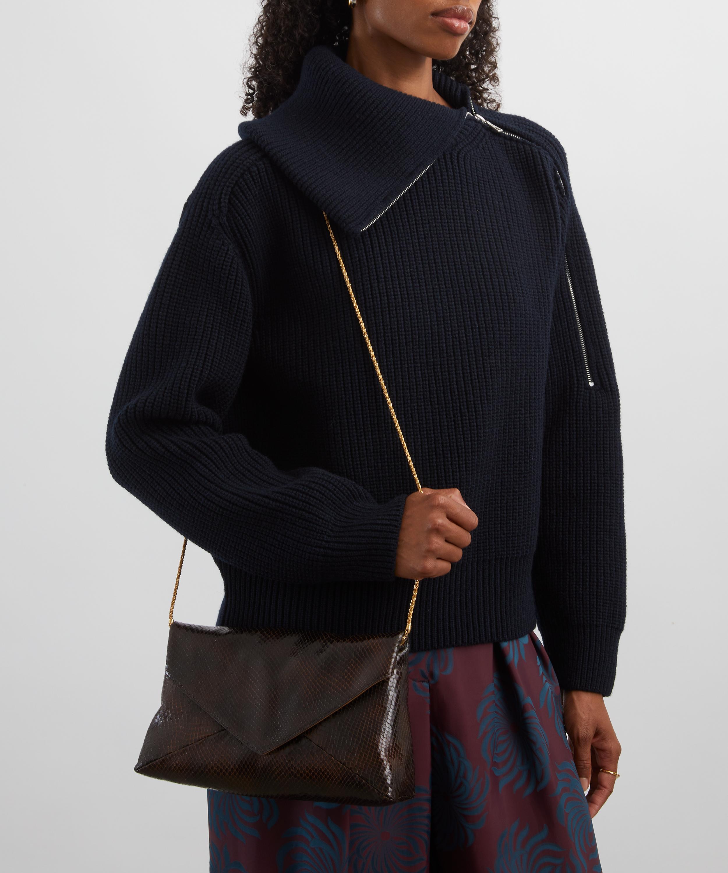Dories van noten クラッチバッグ Dries Van Noten Snakeskin Leather Clutch Bag | Liberty