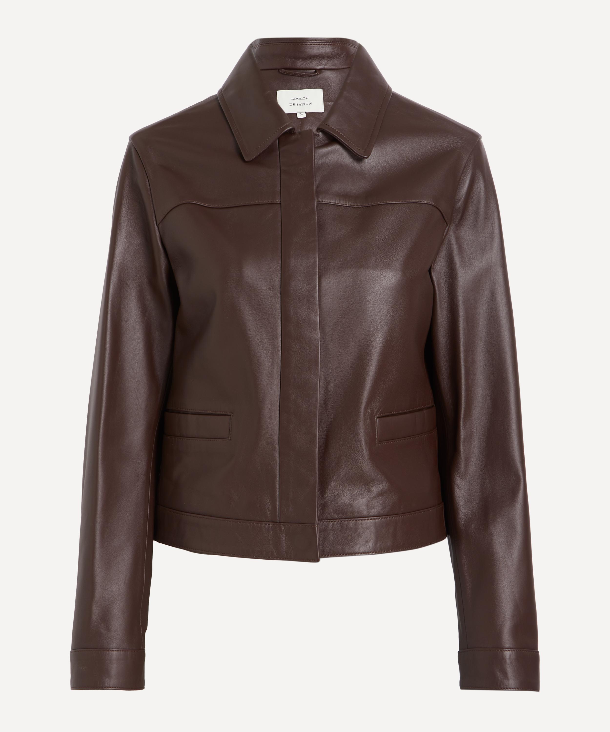 Loulou Studio - Ascot Leather Jacket