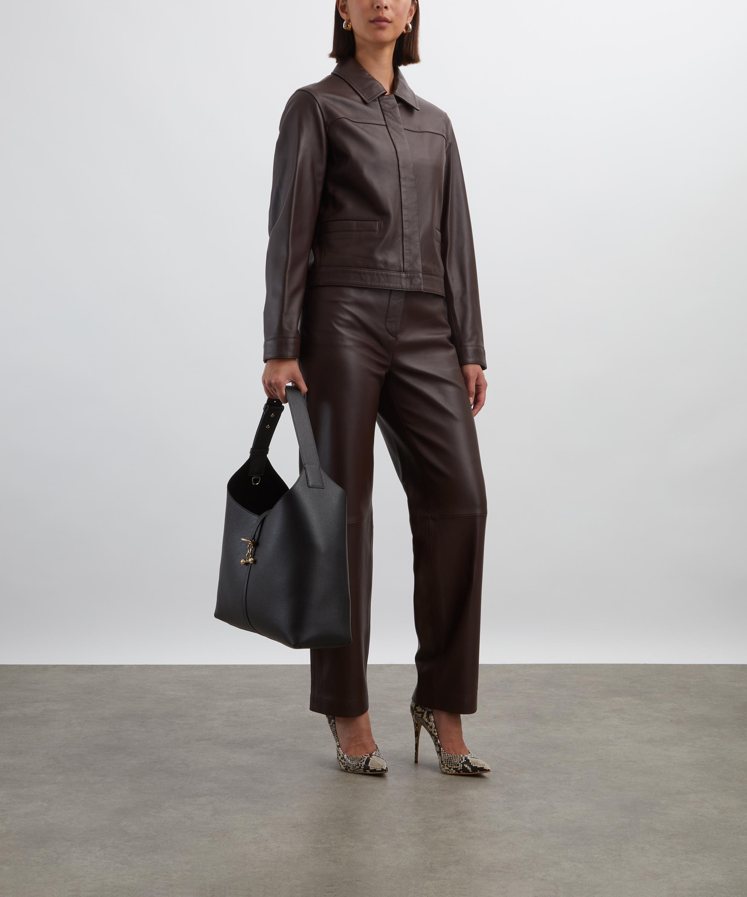 Loulou Studio - Ascot Leather Jacket image number 1