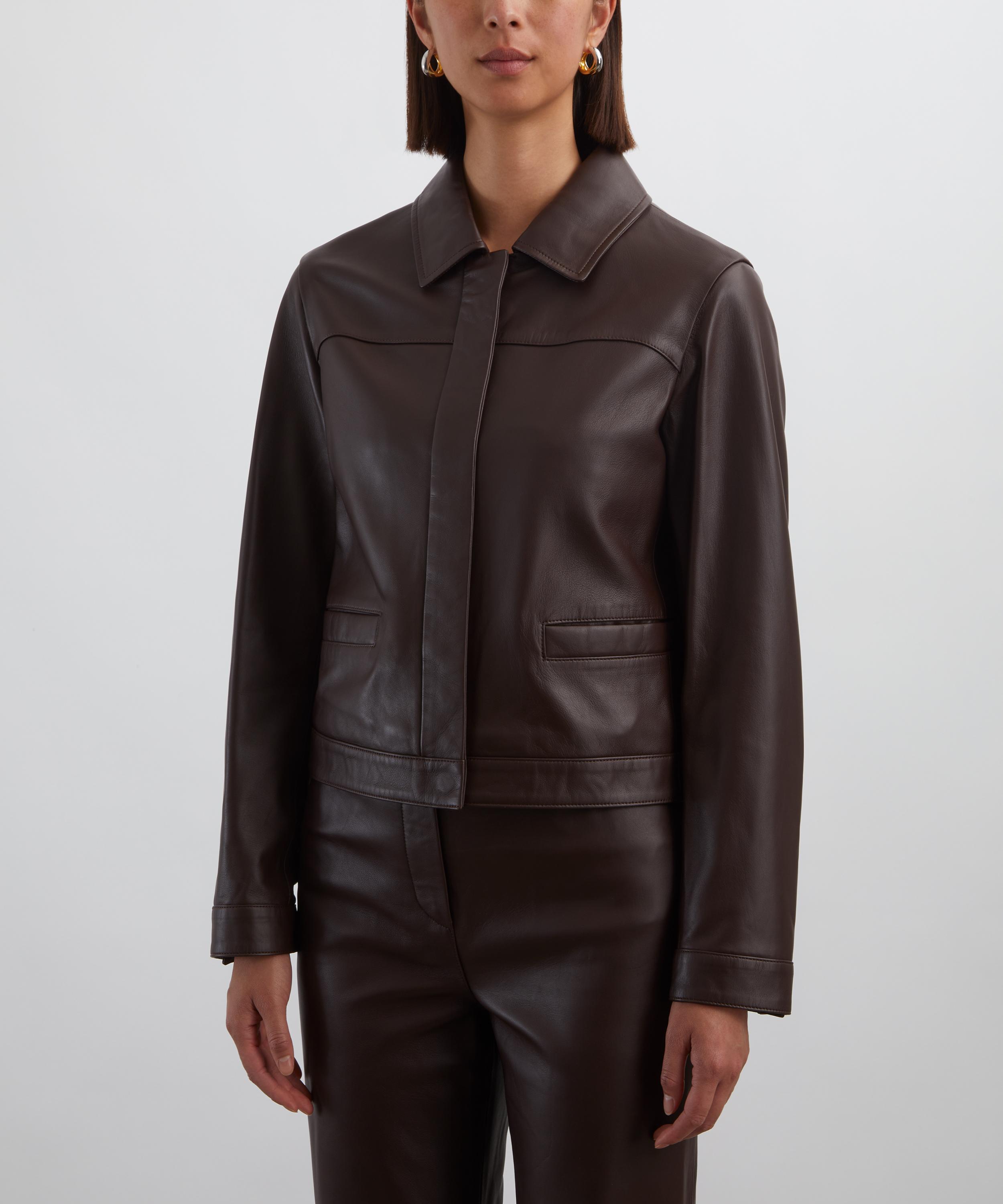 Loulou Studio - Ascot Leather Jacket image number 2