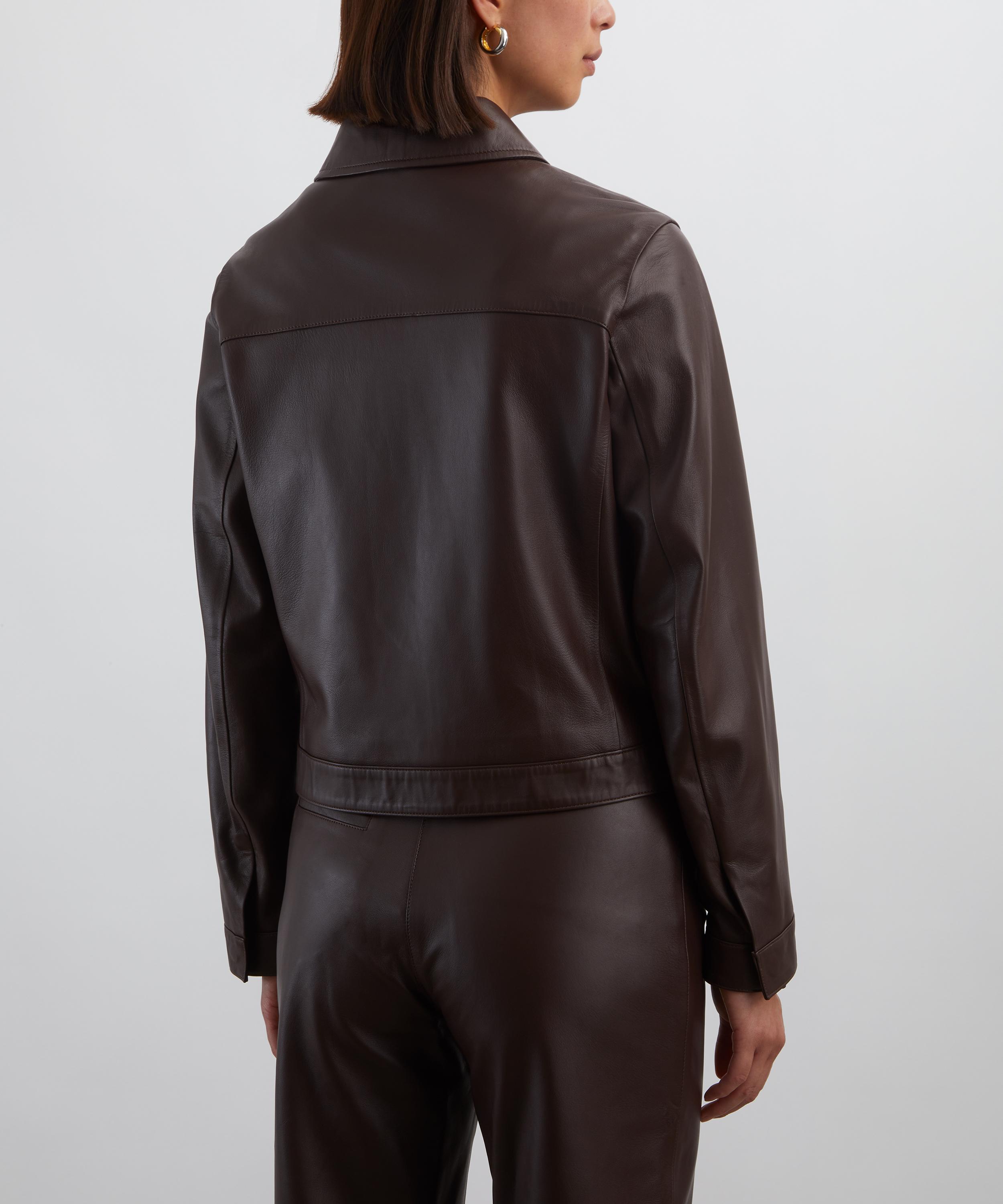 Loulou Studio - Ascot Leather Jacket image number 3