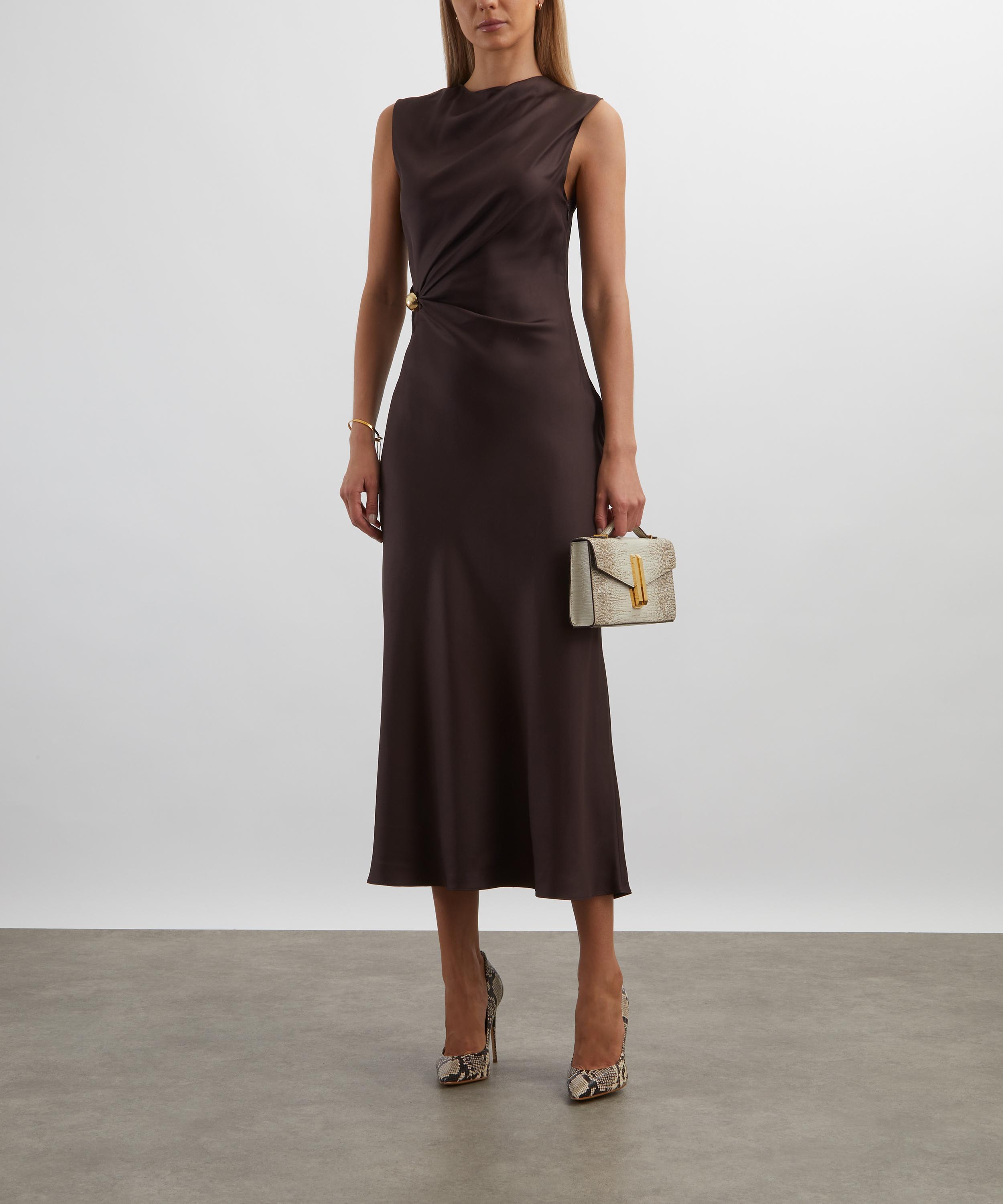 Loulou Studio - Roan Draped Silk-Twill Maxi Dress image number 1