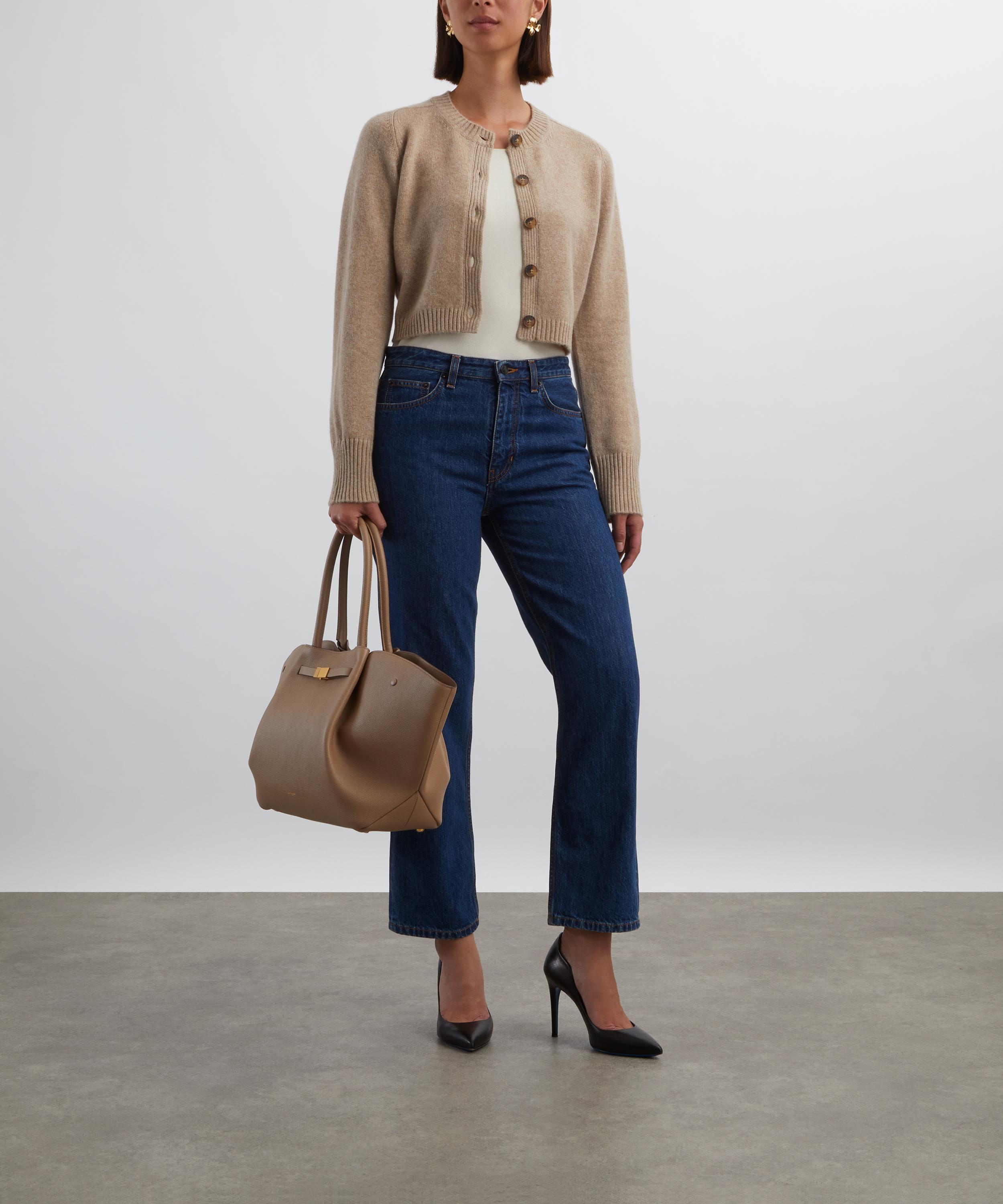 Loulou Studio - Zephir Cropped Cashmere Cardigan image number 1