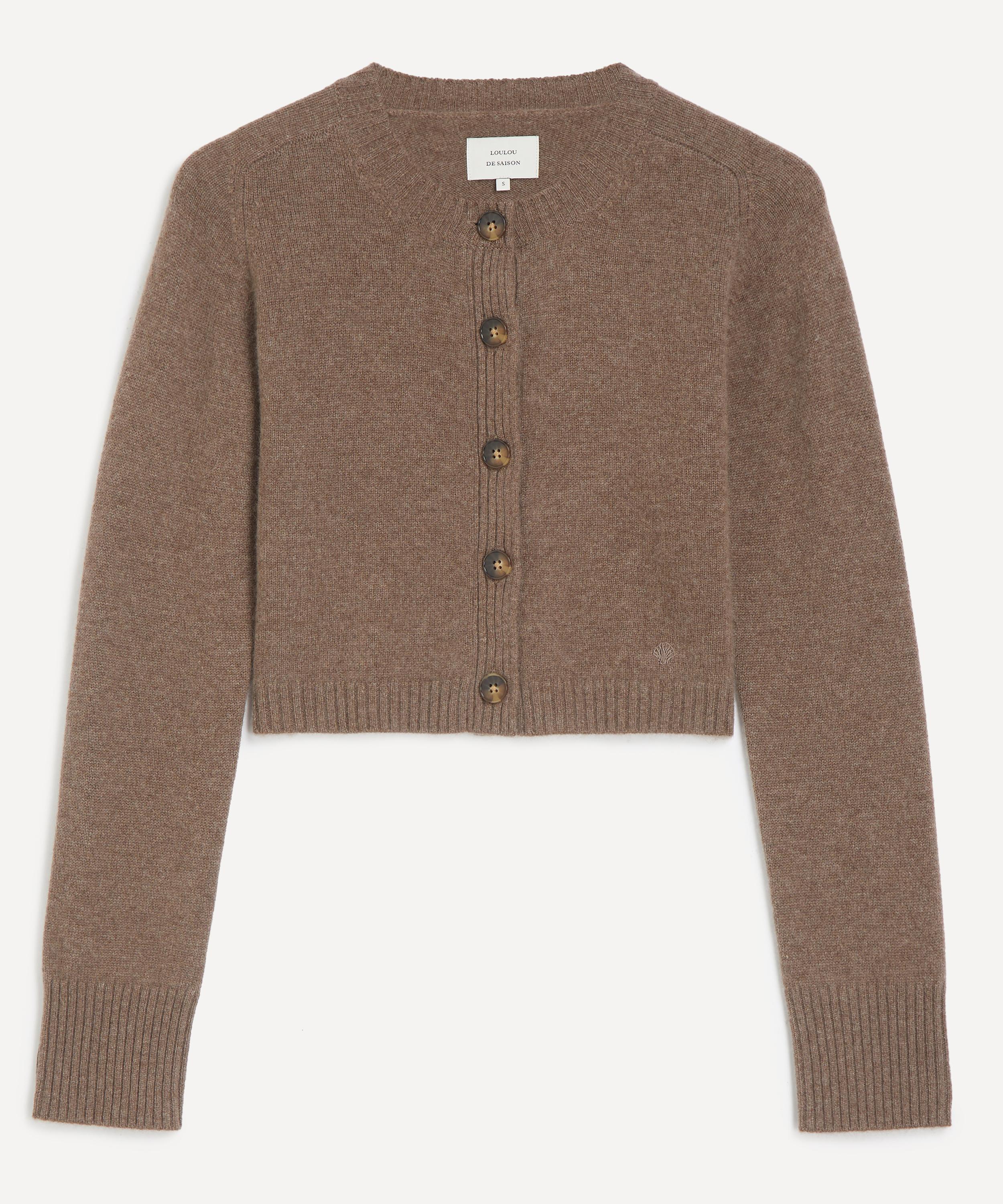 LOULOU DE SAISON - Zephir Cropped Cashmere Cardigan