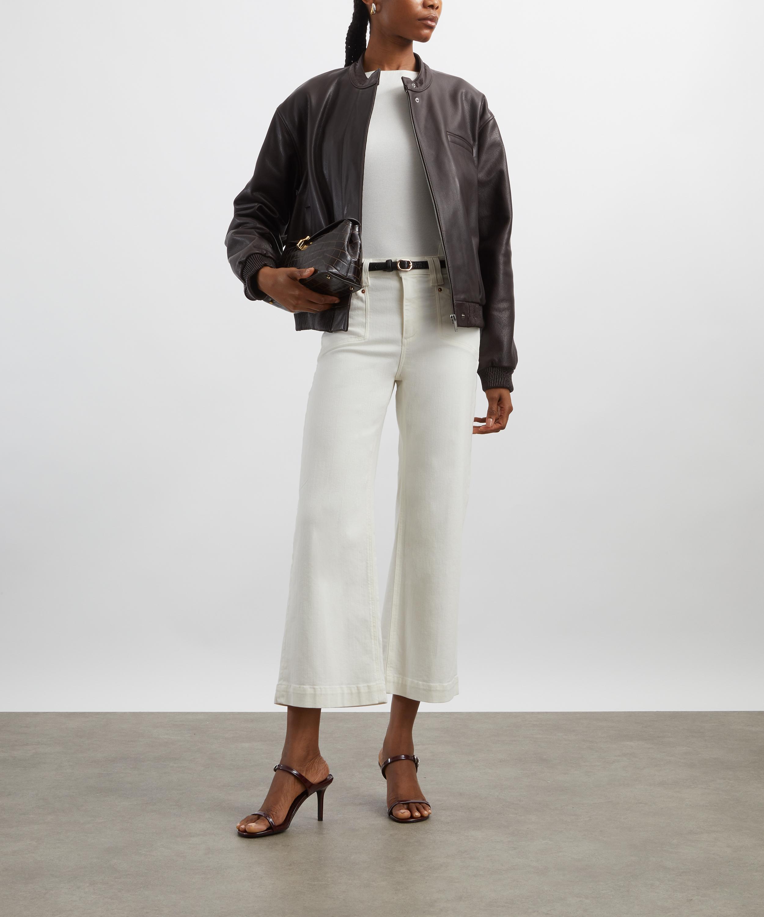 Loulou Studio - Marlow Leather Bomber Jacket image number 1