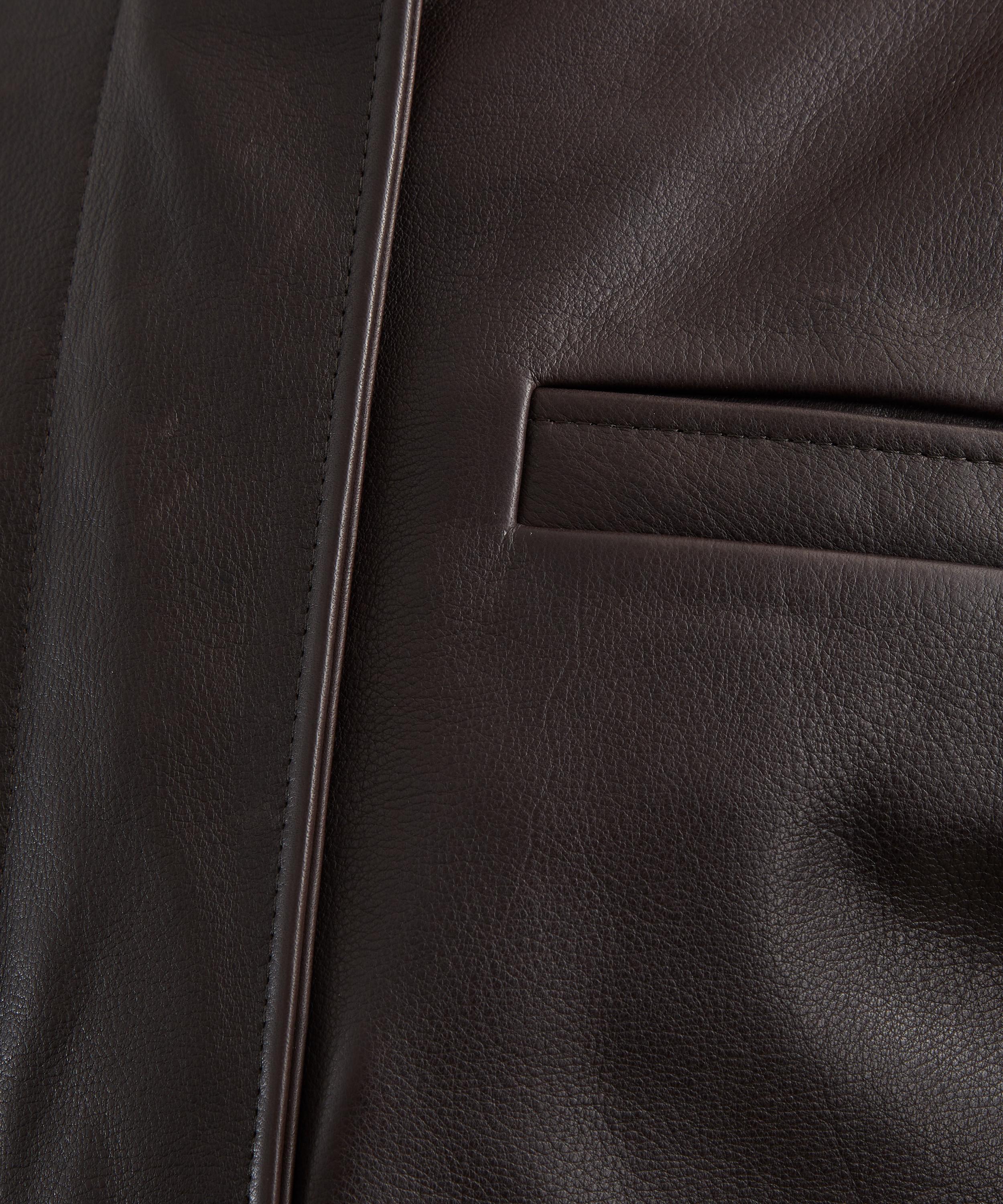 Loulou Studio - Marlow Leather Bomber Jacket image number 4