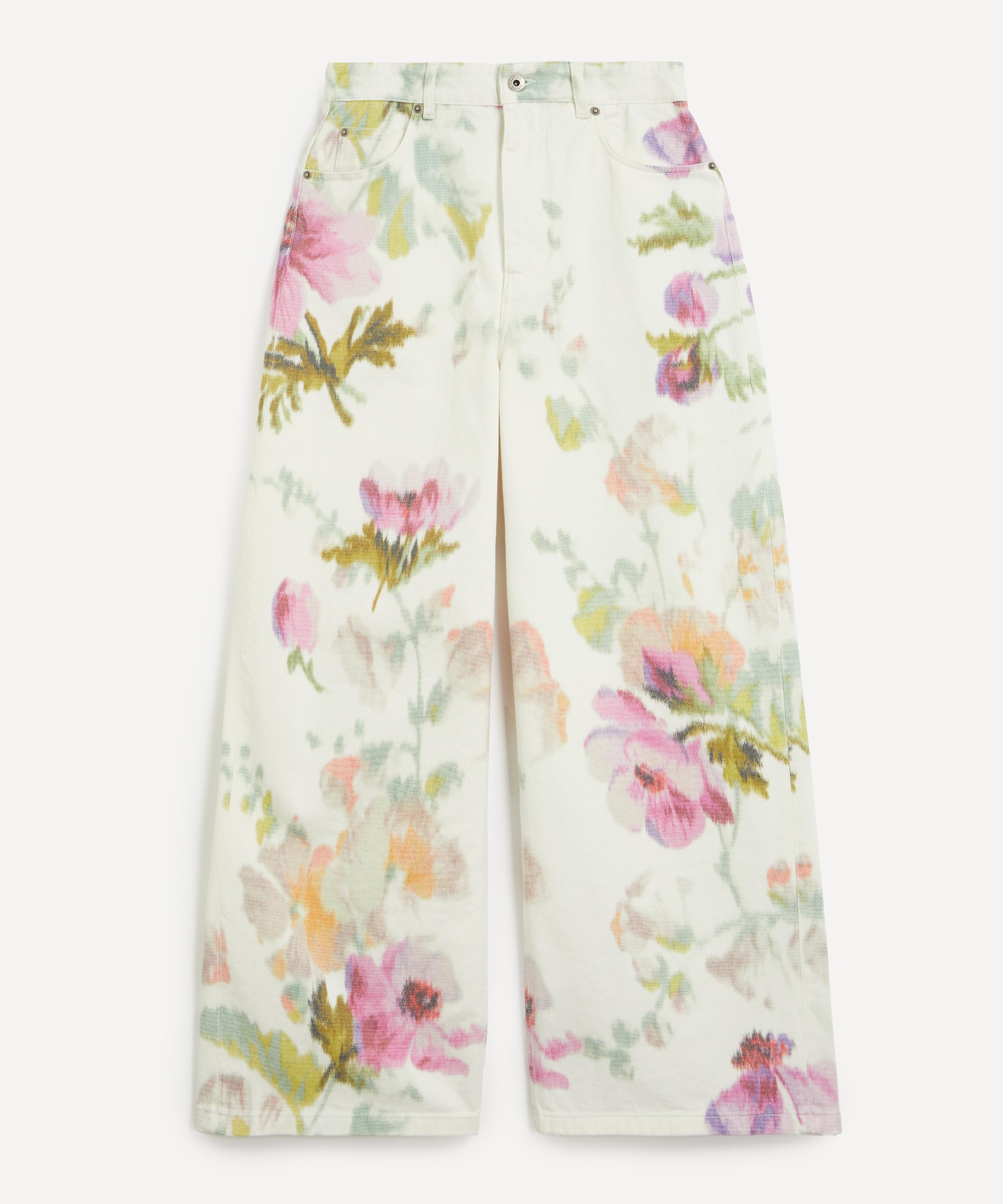 Loewe - Floral Denim Jeans image number 0