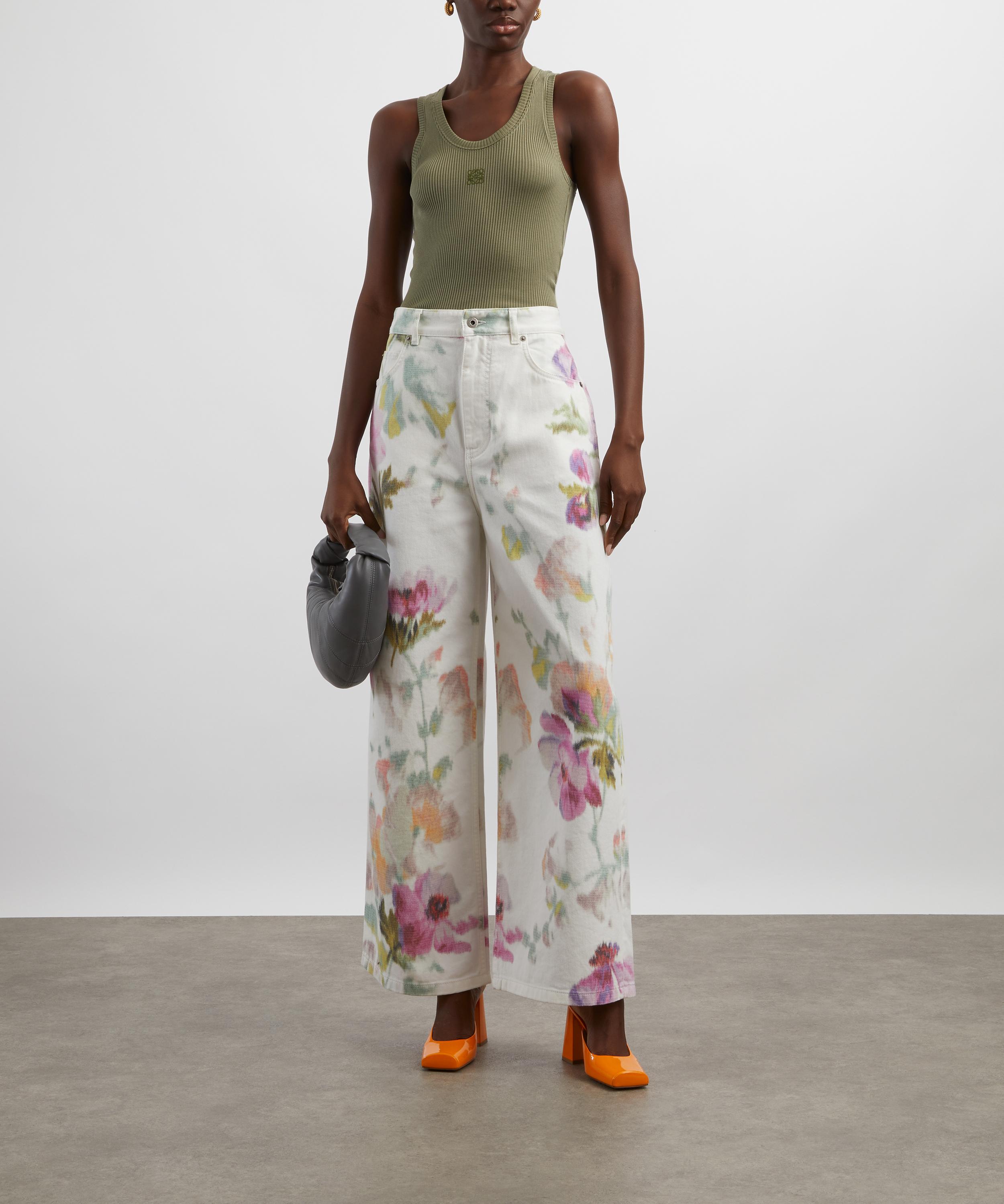 Loewe - Floral Denim Jeans image number 1