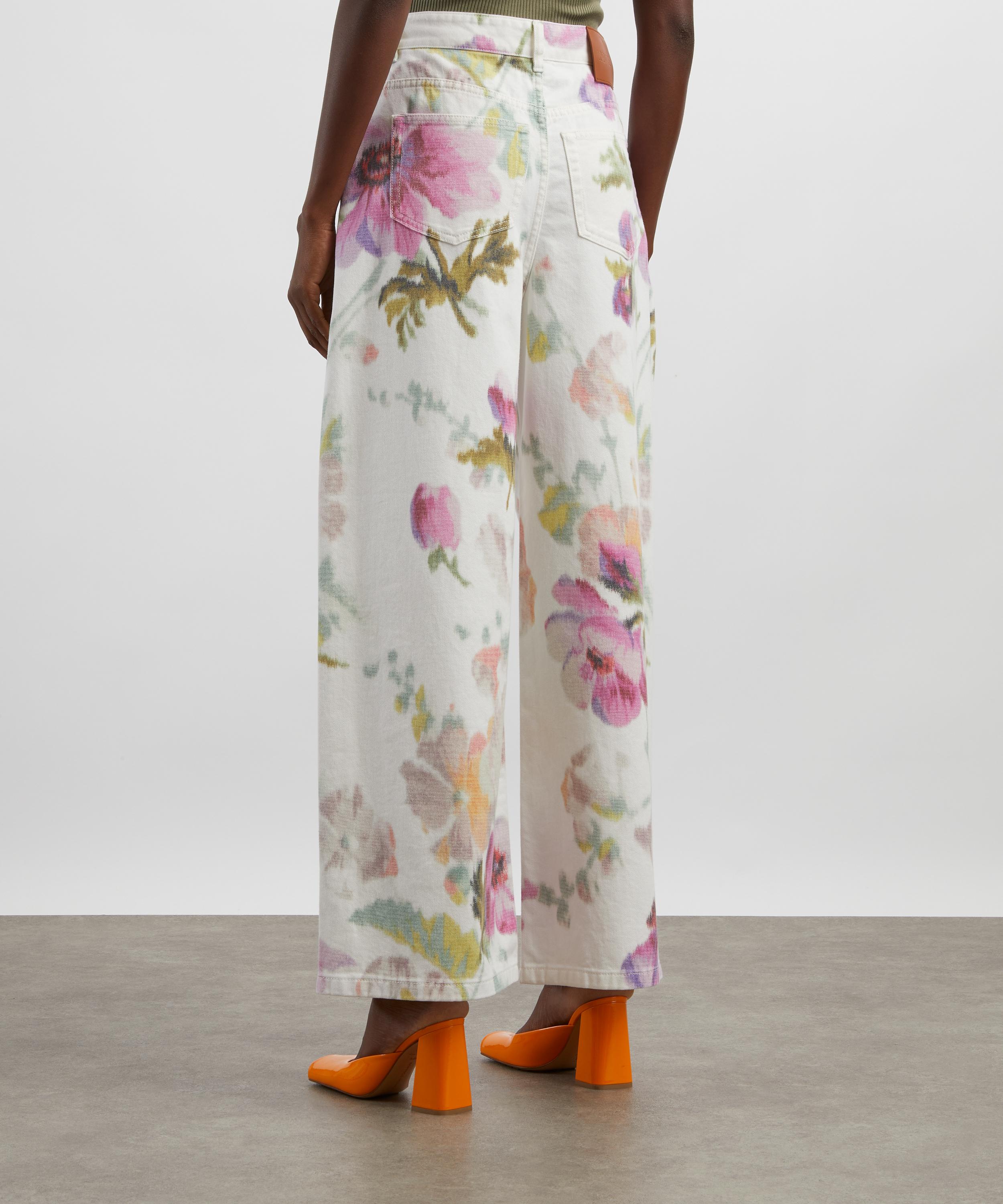 Loewe - Floral Denim Jeans image number 3