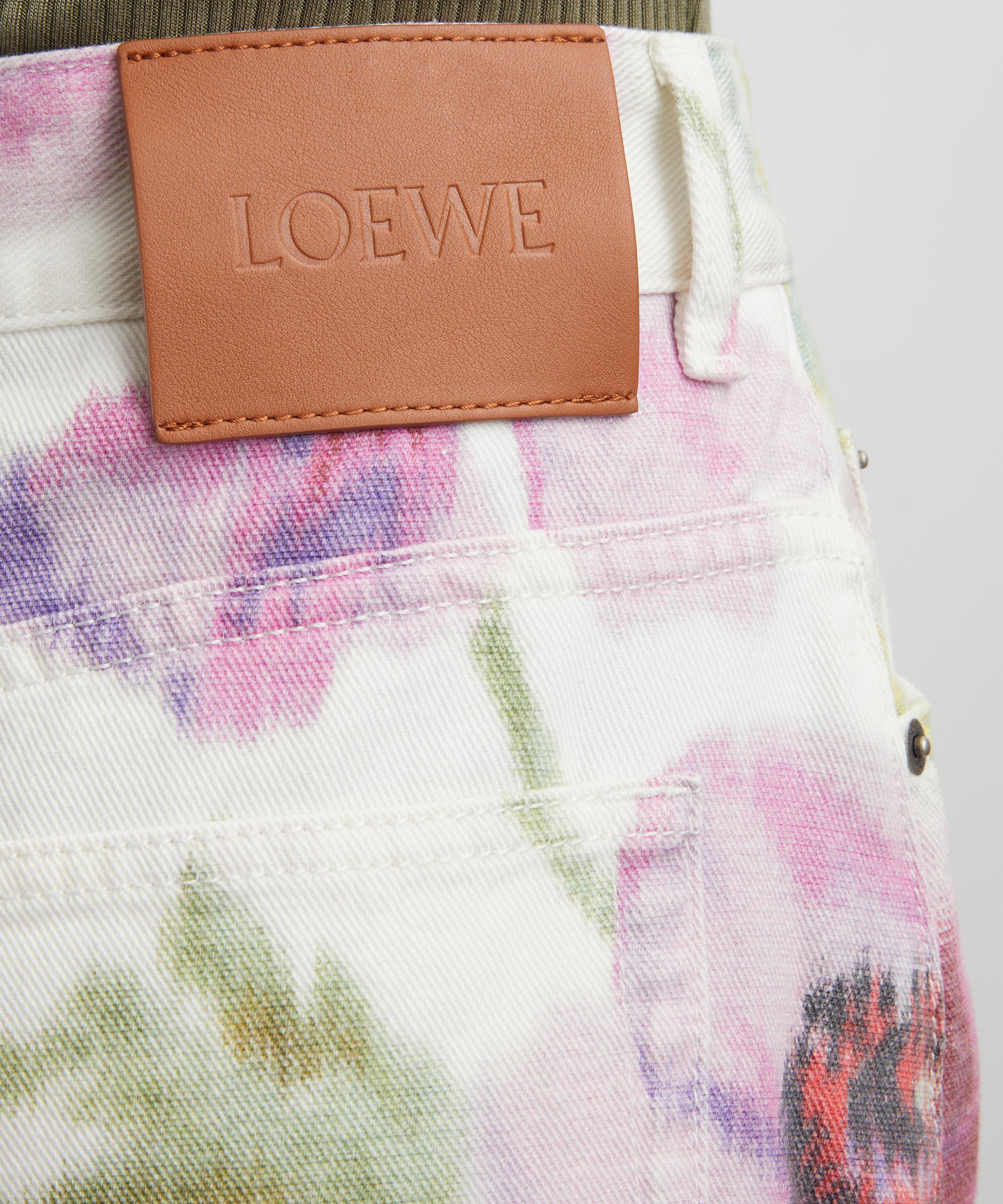 Loewe - Floral Denim Jeans image number 4