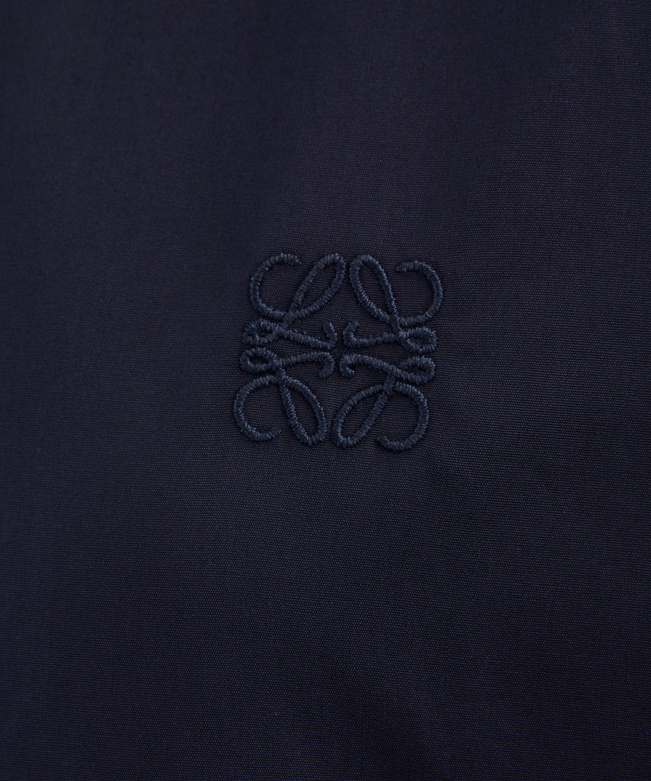 Loewe - Navy Silk Shirt Dress image number 4