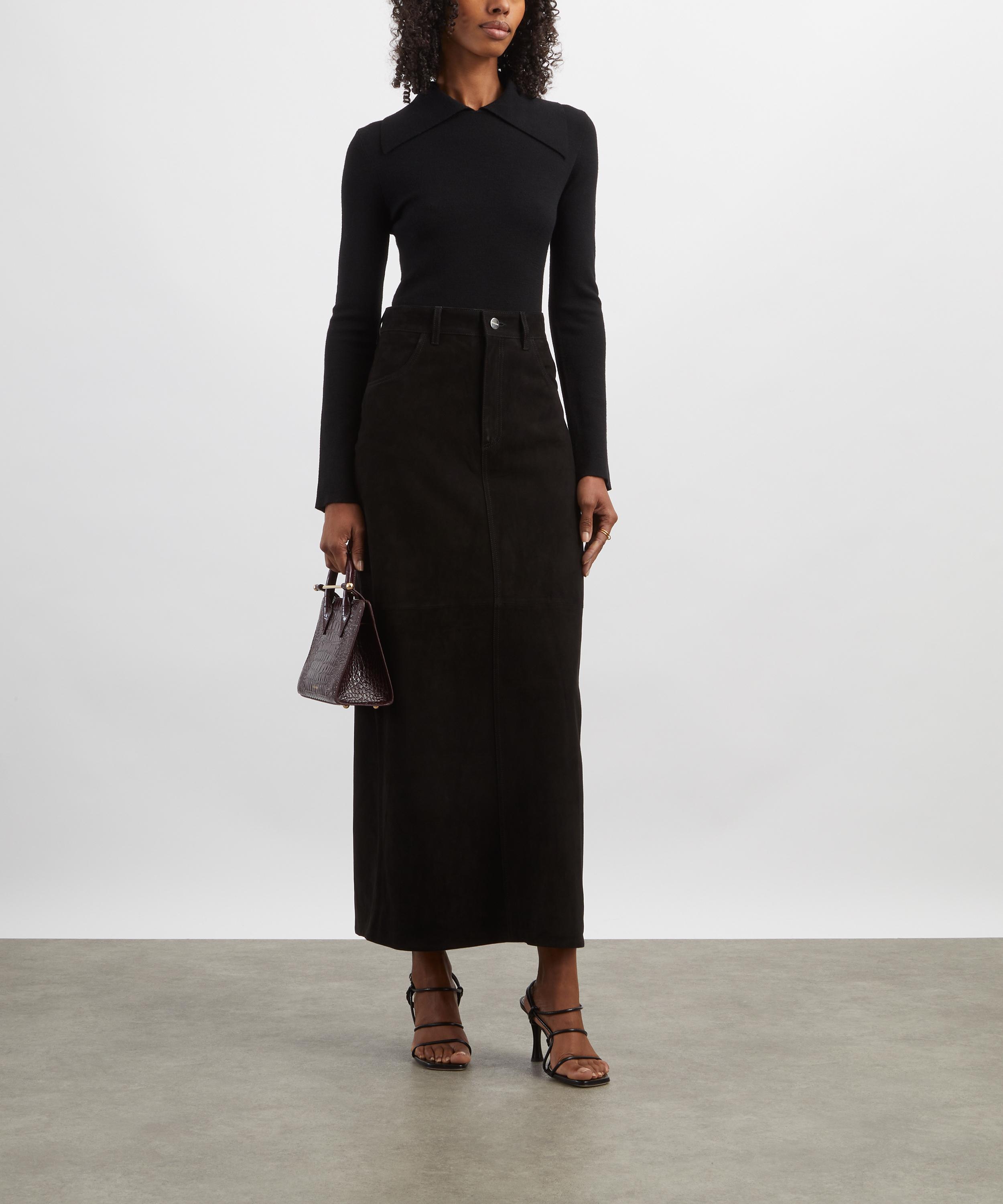 Ivy Oak - Lisanna Rose Suede  Maxi Skirt image number 1