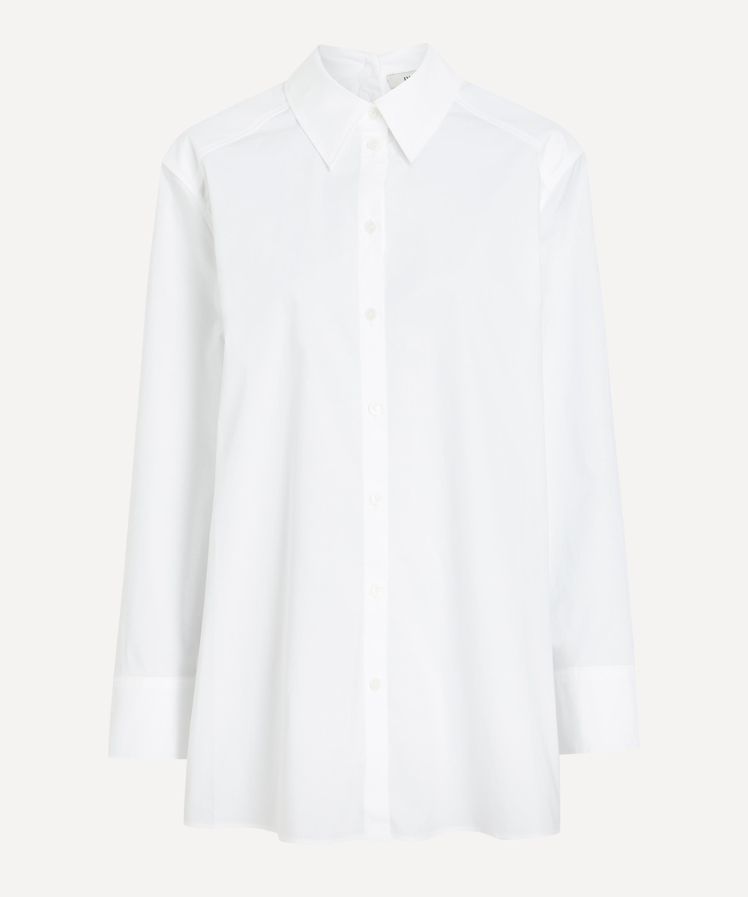 Ivy Oak - White Emory Cotton Poplin Shirt image number 0