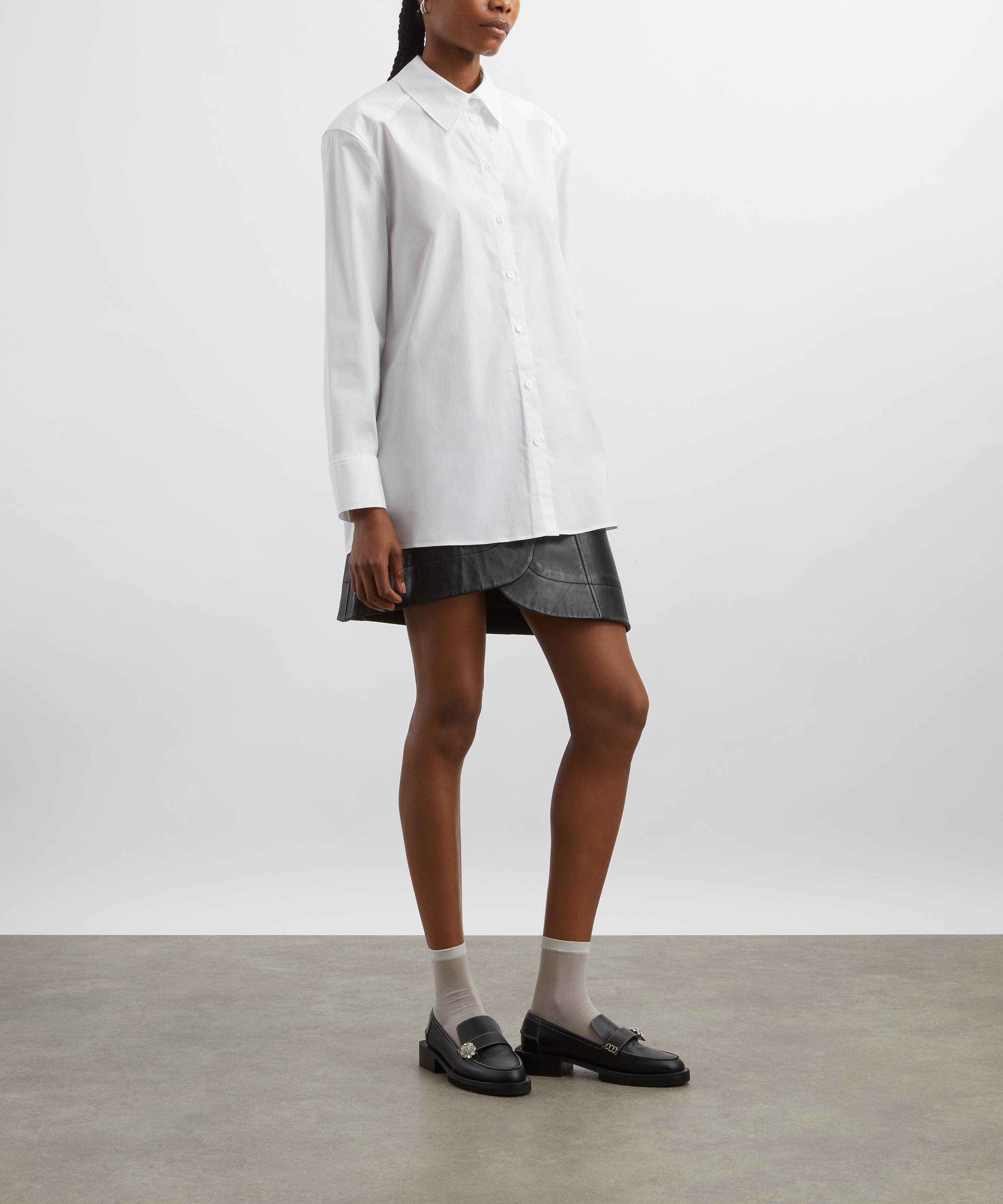 Ivy Oak - White Emory Cotton Poplin Shirt image number 1