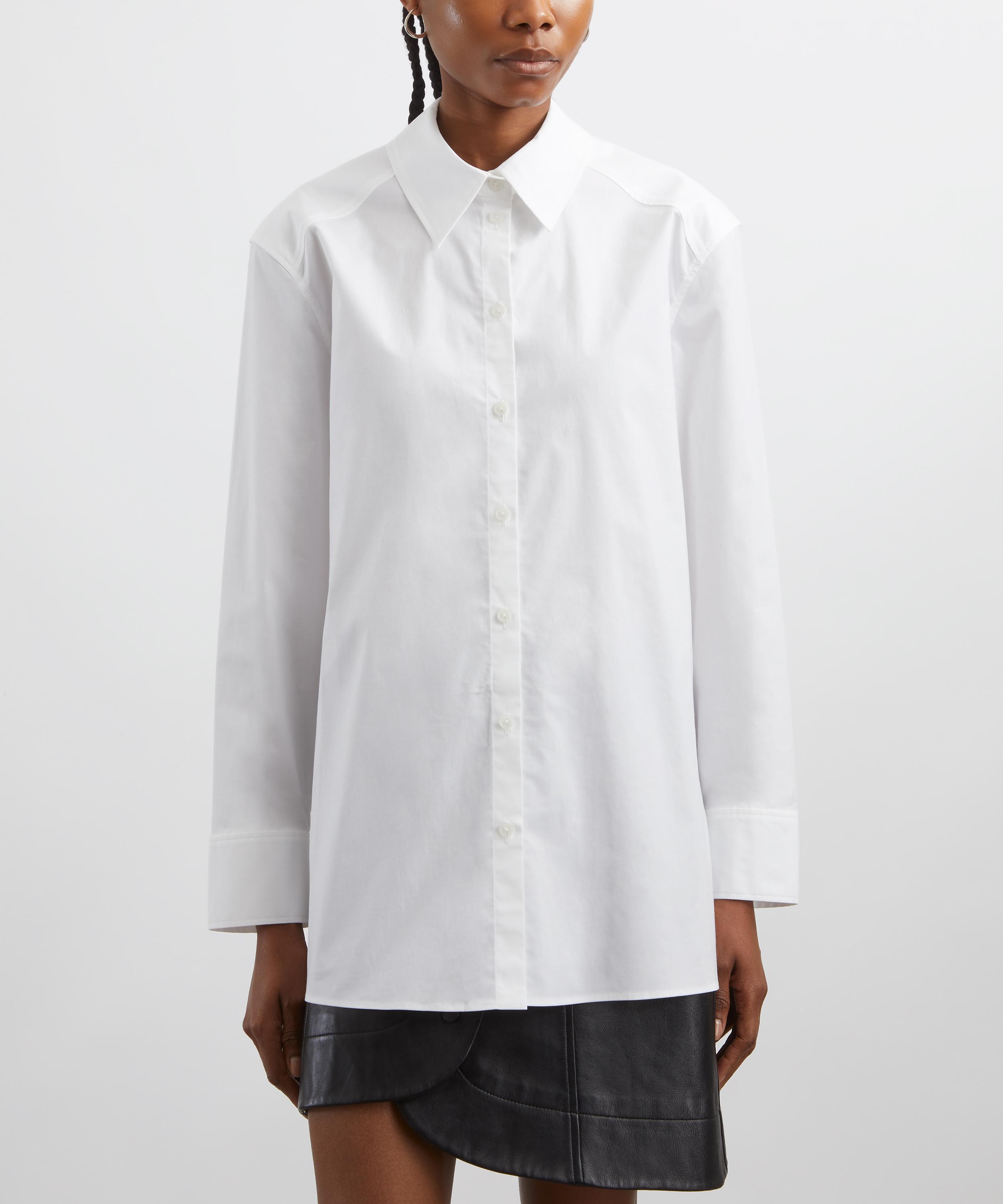 Ivy Oak - White Emory Cotton Poplin Shirt image number 2
