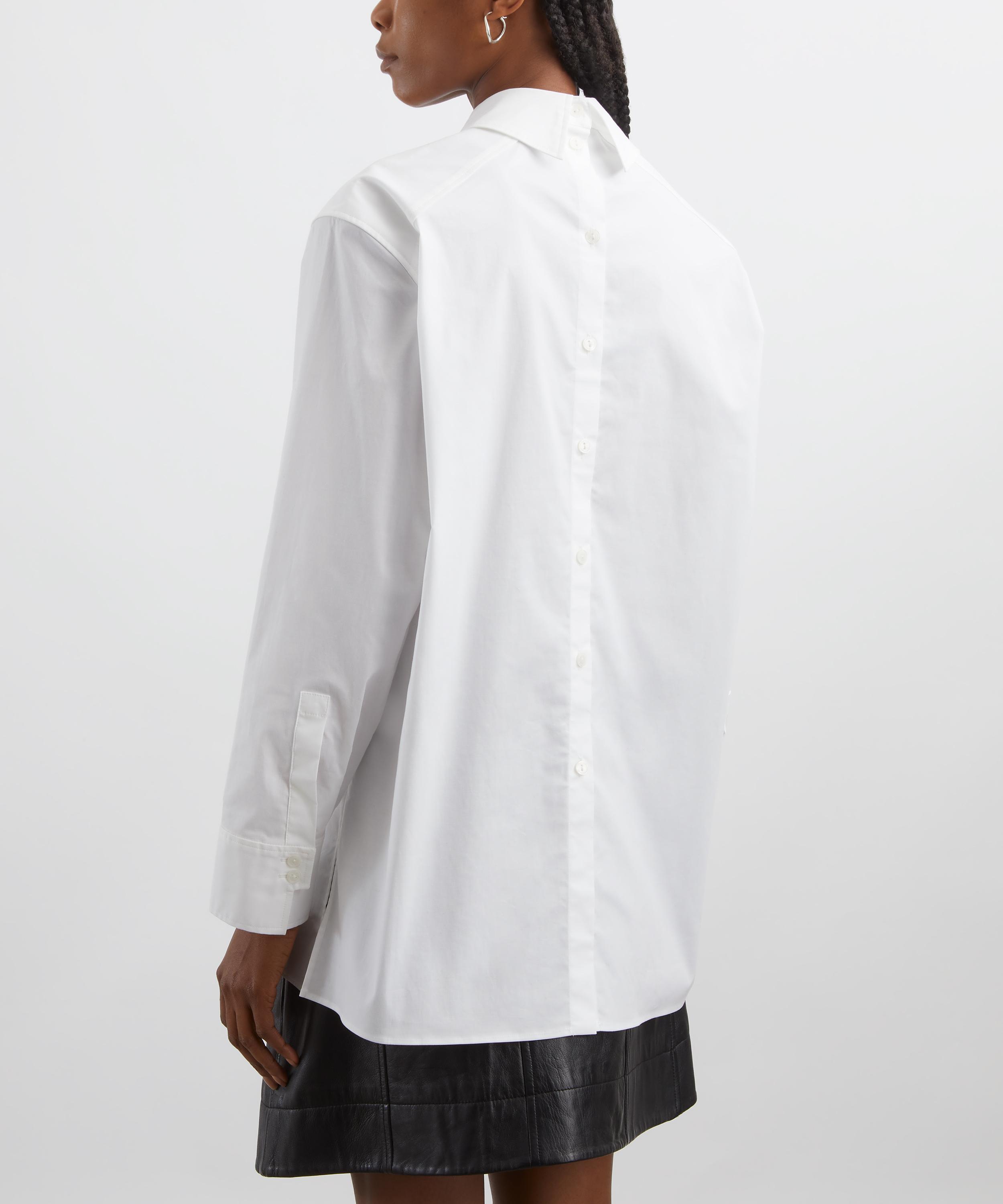 Ivy Oak - White Emory Cotton Poplin Shirt image number 3