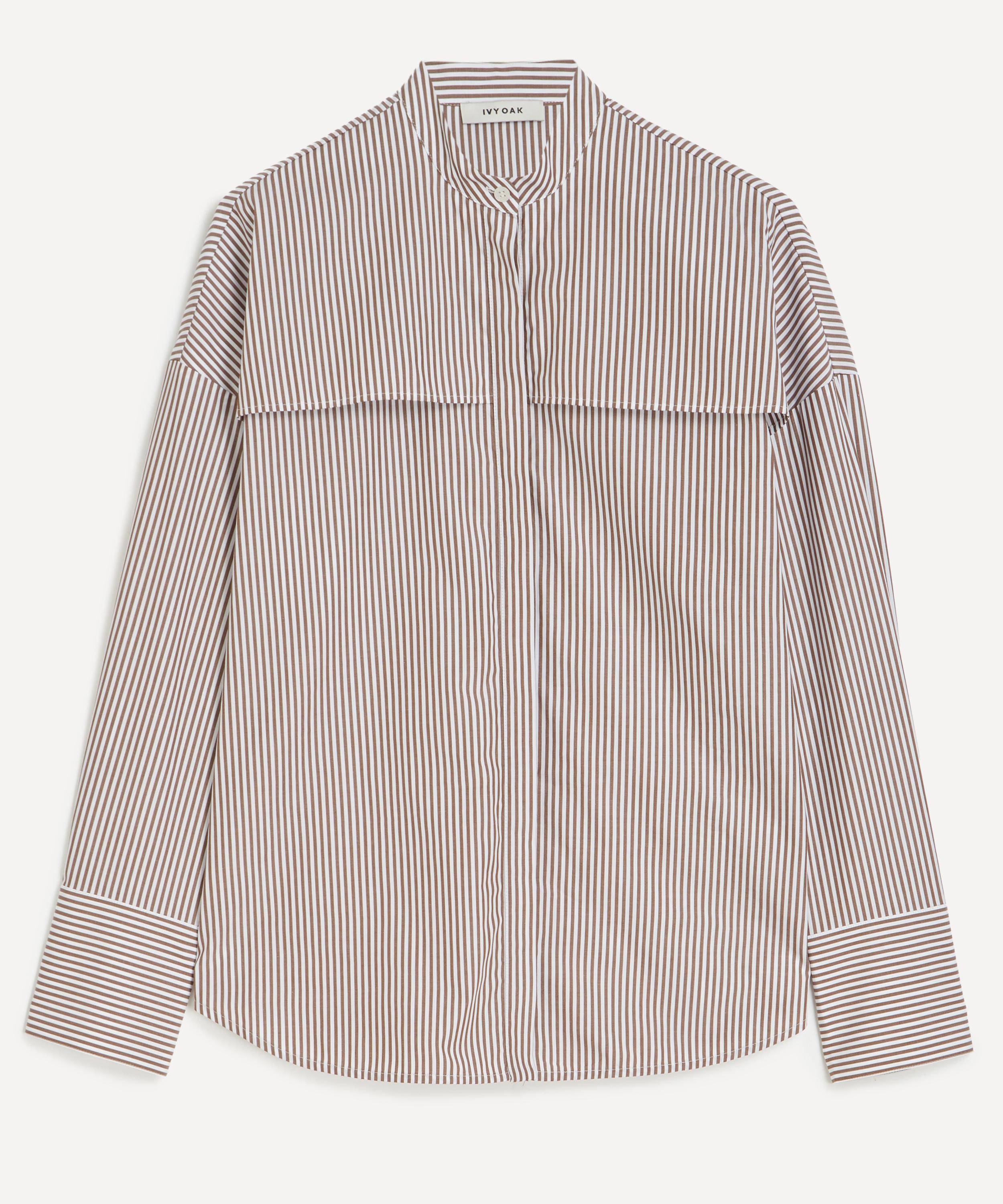 Ivy Oak - Eve Brown Stripe Shirt image number 0