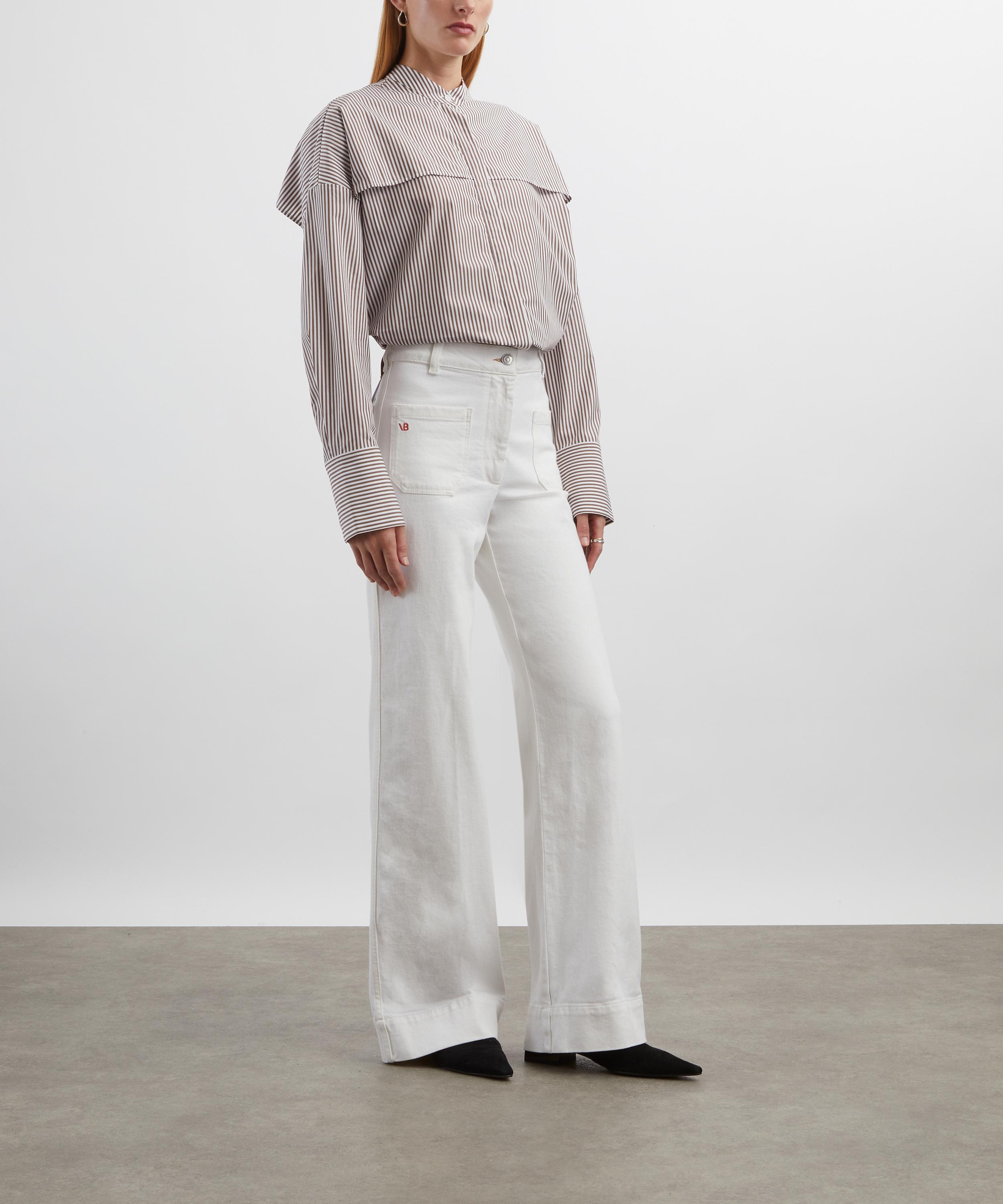 Ivy Oak - Eve Brown Stripe Shirt image number 1