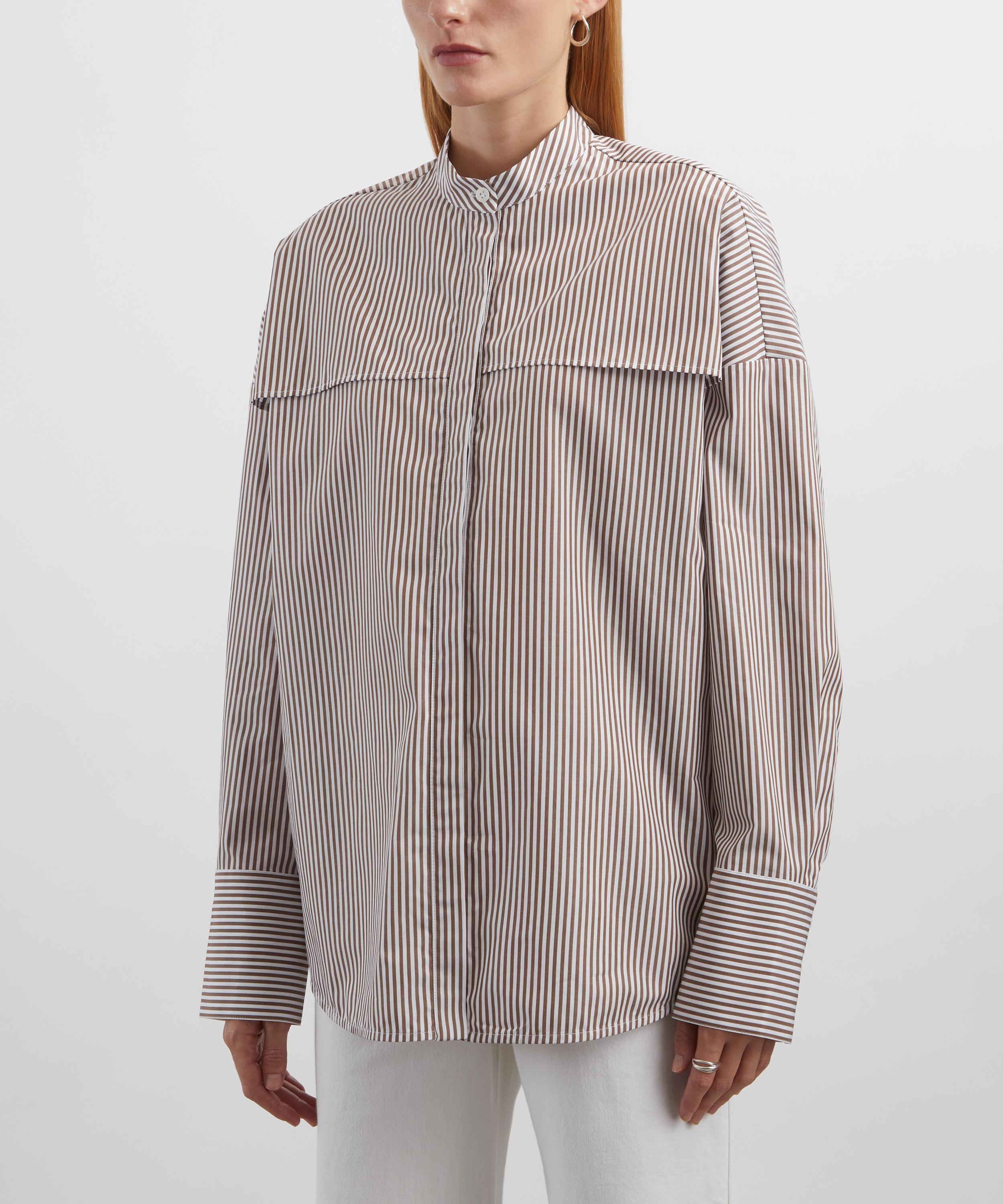 Ivy Oak - Eve Brown Stripe Shirt image number 2