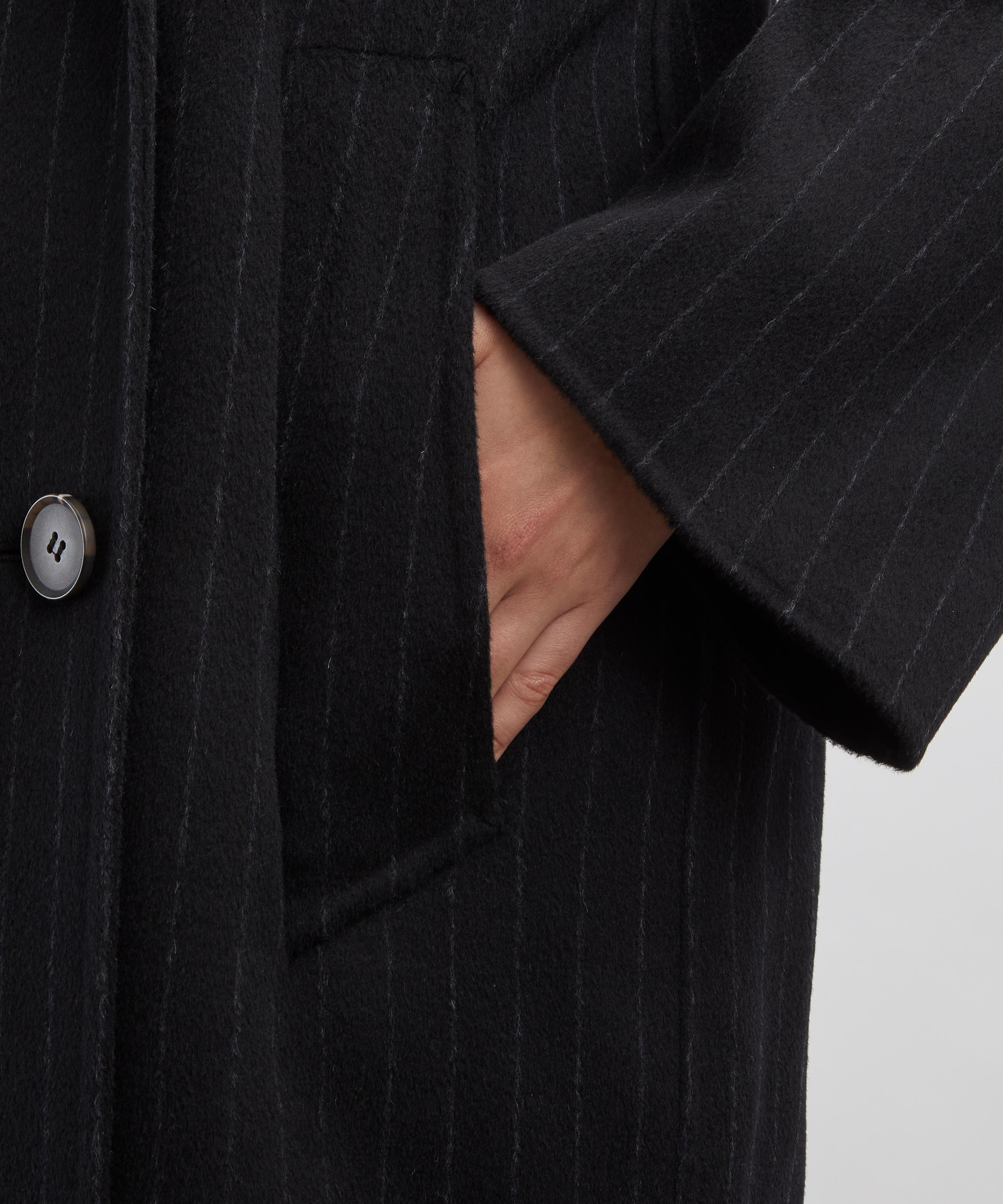 Ivy Oak - Clara Pinstripe Wool Coat image number 4