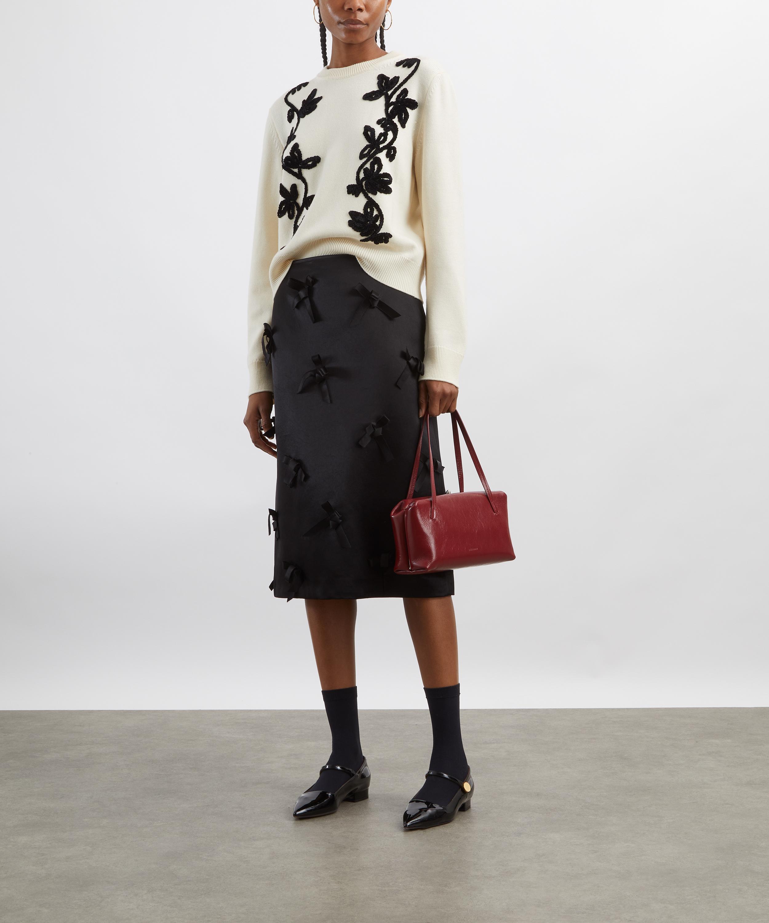 Jil Sander - Floral Embroidered Knit Jumper image number 1