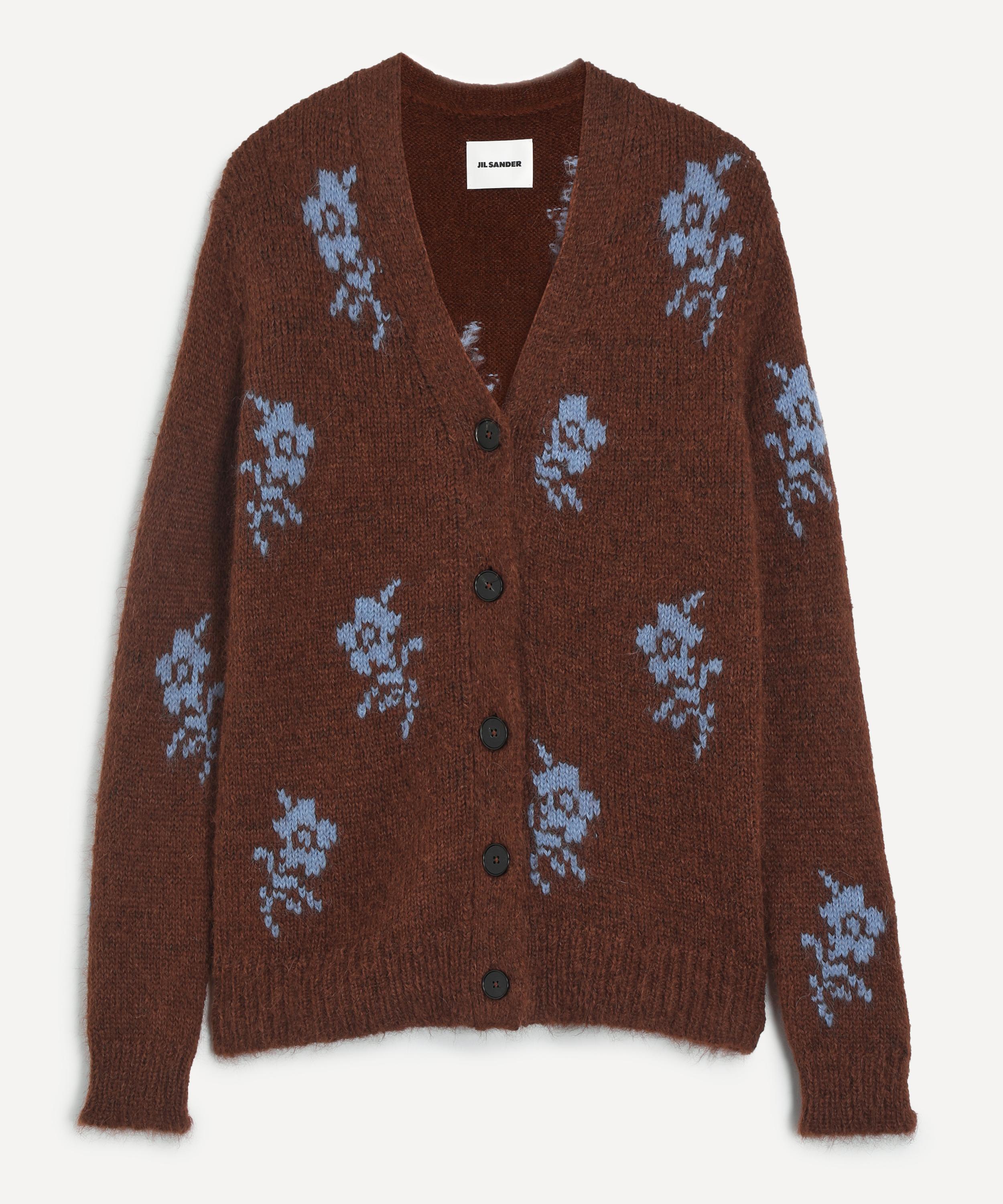Jil Sander - Floral Alpaca and Wool-Blend Cardigan