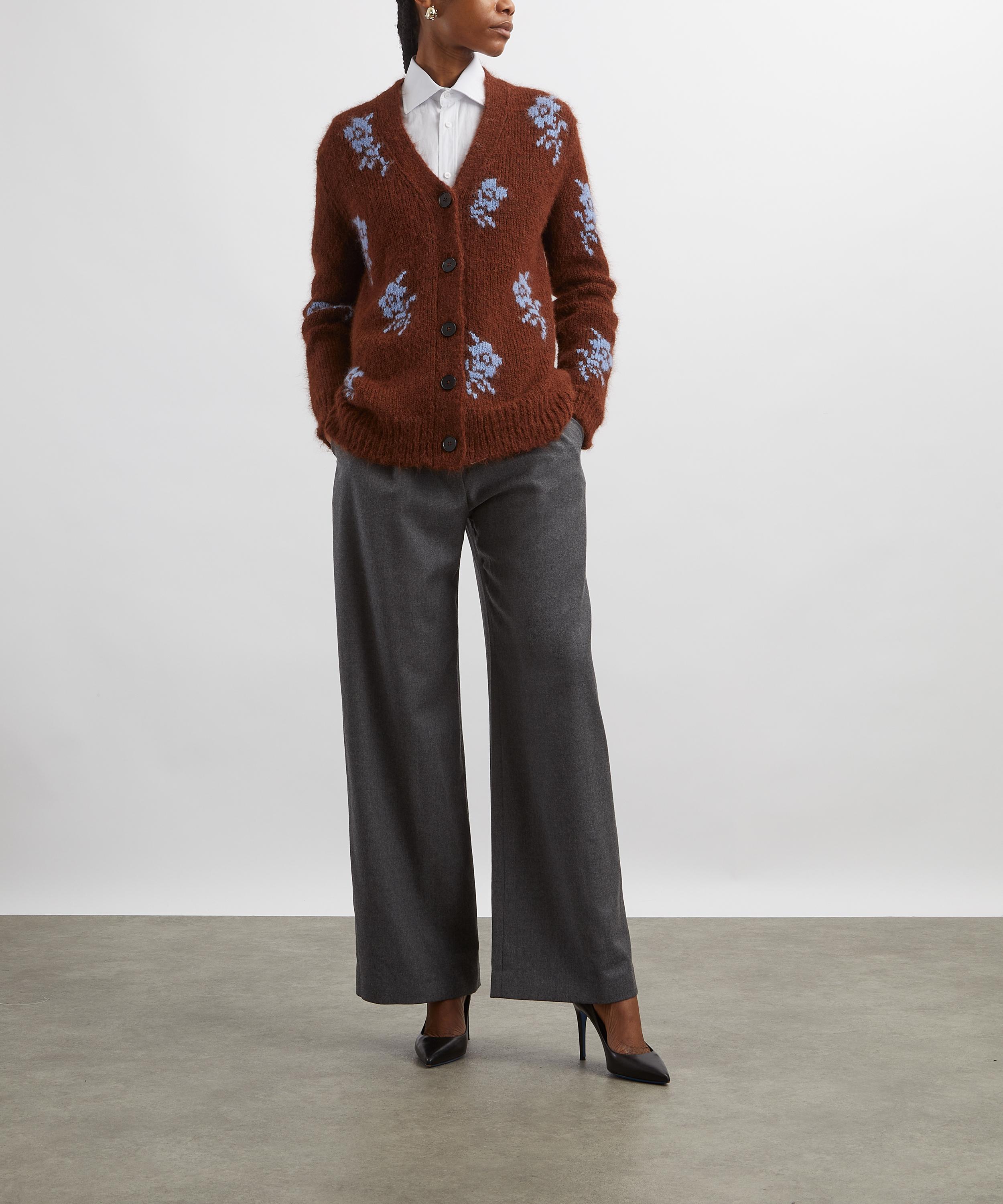 Jil Sander - Floral Alpaca and Wool-Blend Cardigan image number 1
