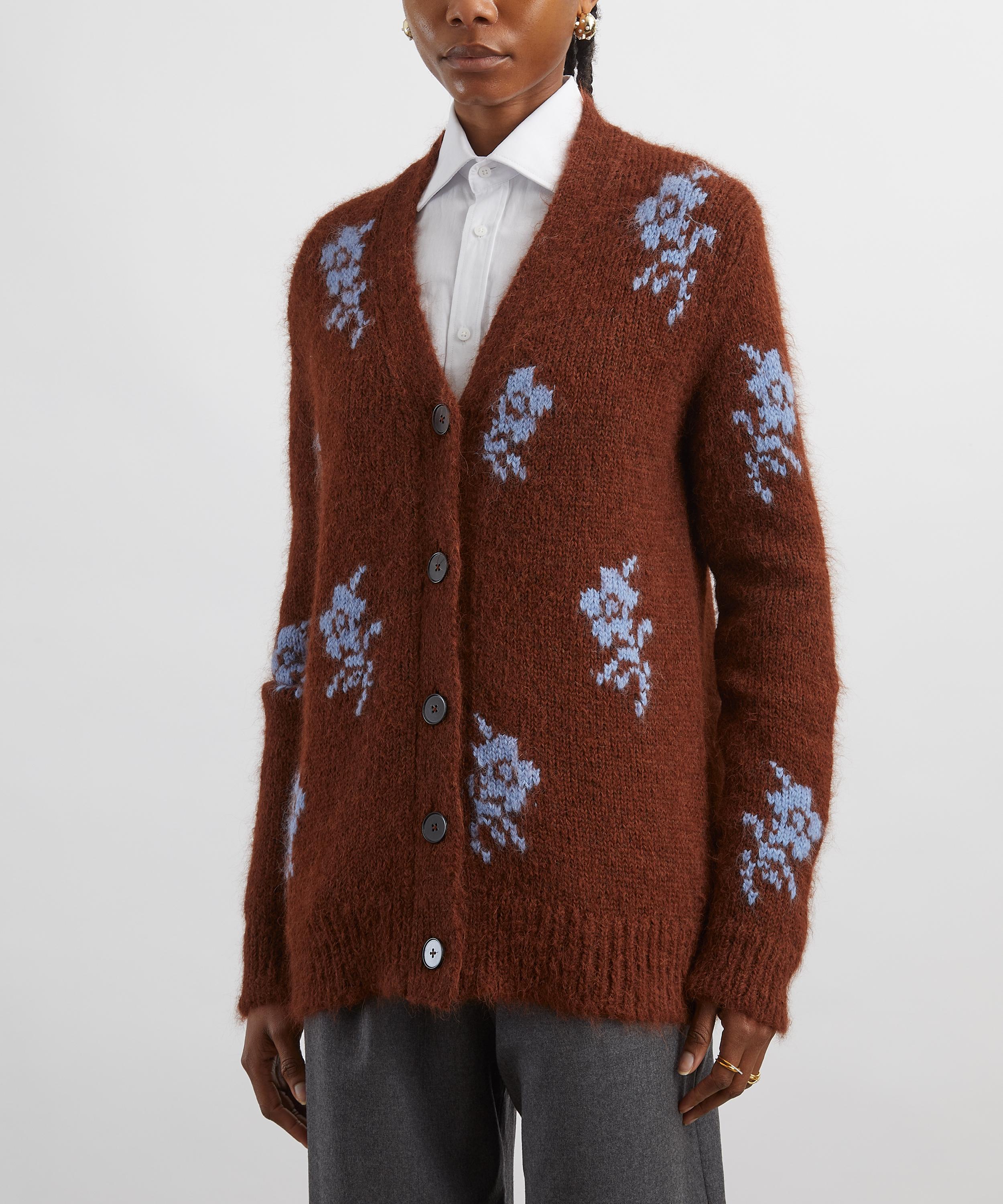 Jil Sander - Floral Alpaca and Wool-Blend Cardigan image number 2
