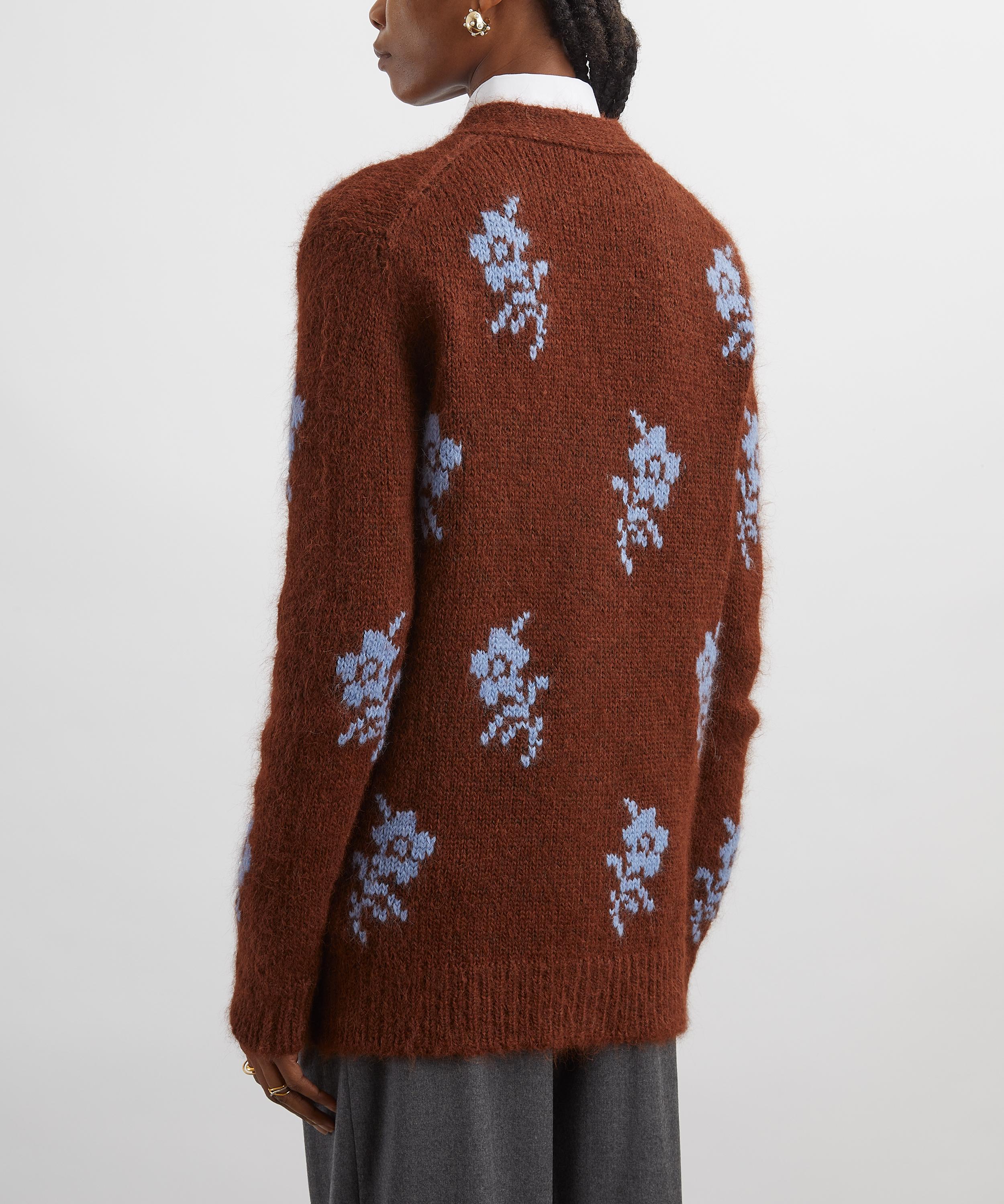 Jil Sander - Floral Alpaca and Wool-Blend Cardigan image number 3