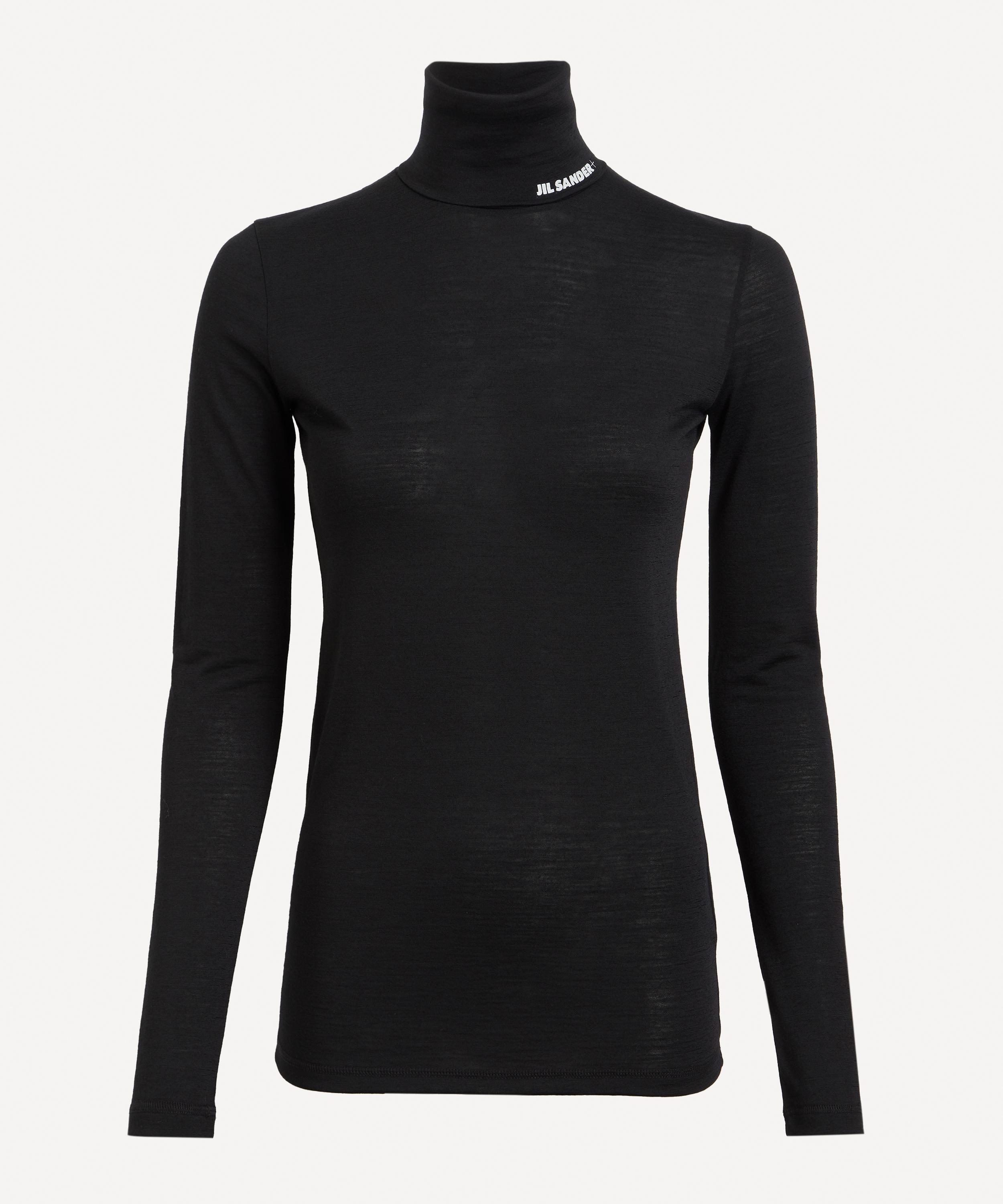 Jil Sander - Wool-Blend High-Neck T-Shirt image number 0