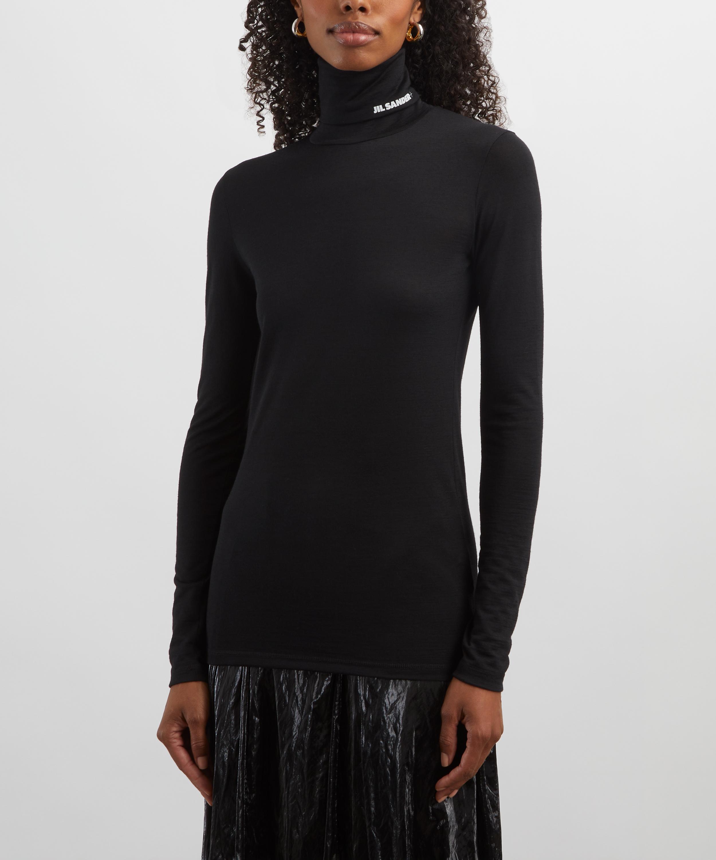 Jil Sander - Wool-Blend High-Neck T-Shirt image number 2