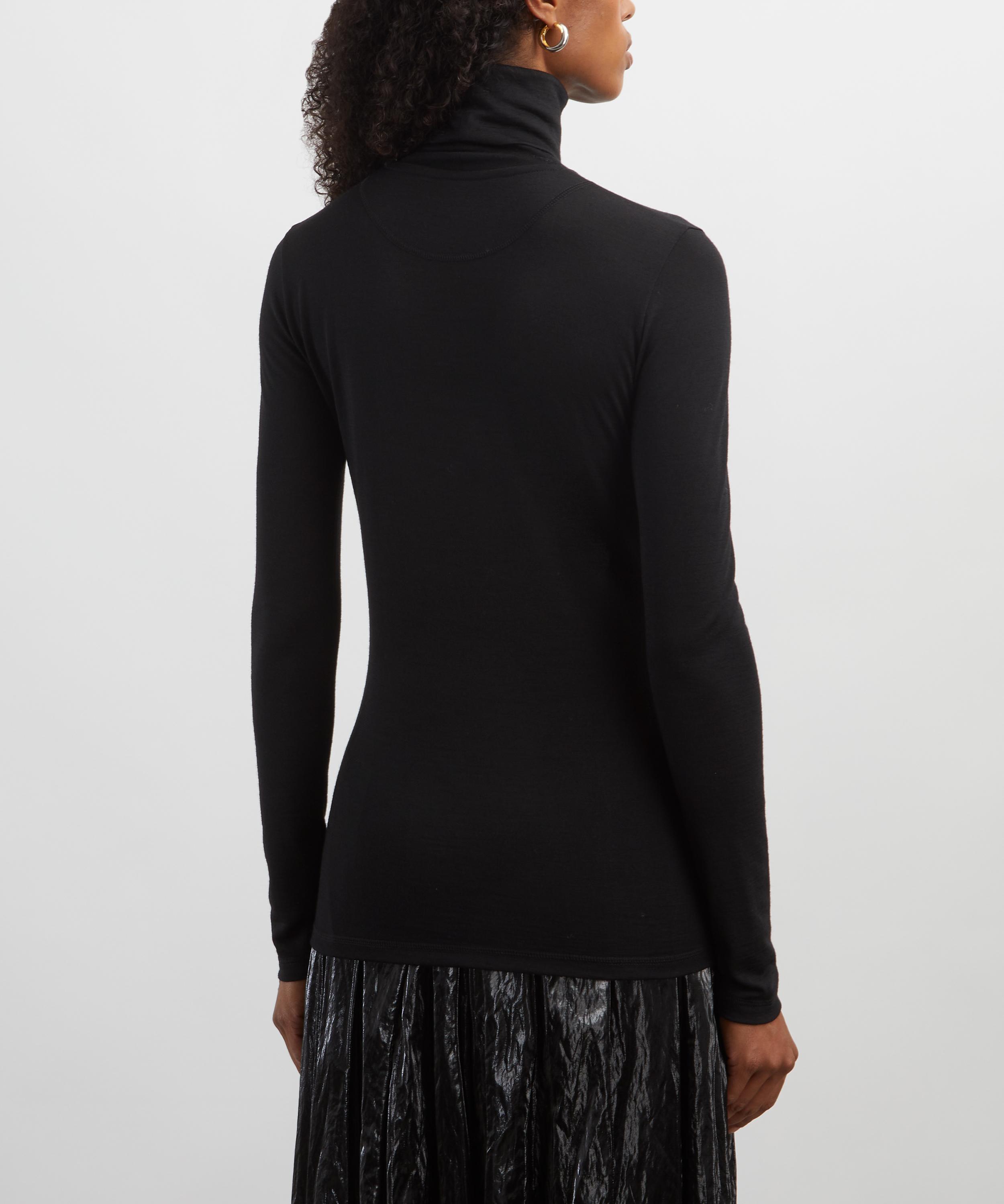 Jil Sander - Wool-Blend High-Neck T-Shirt image number 3