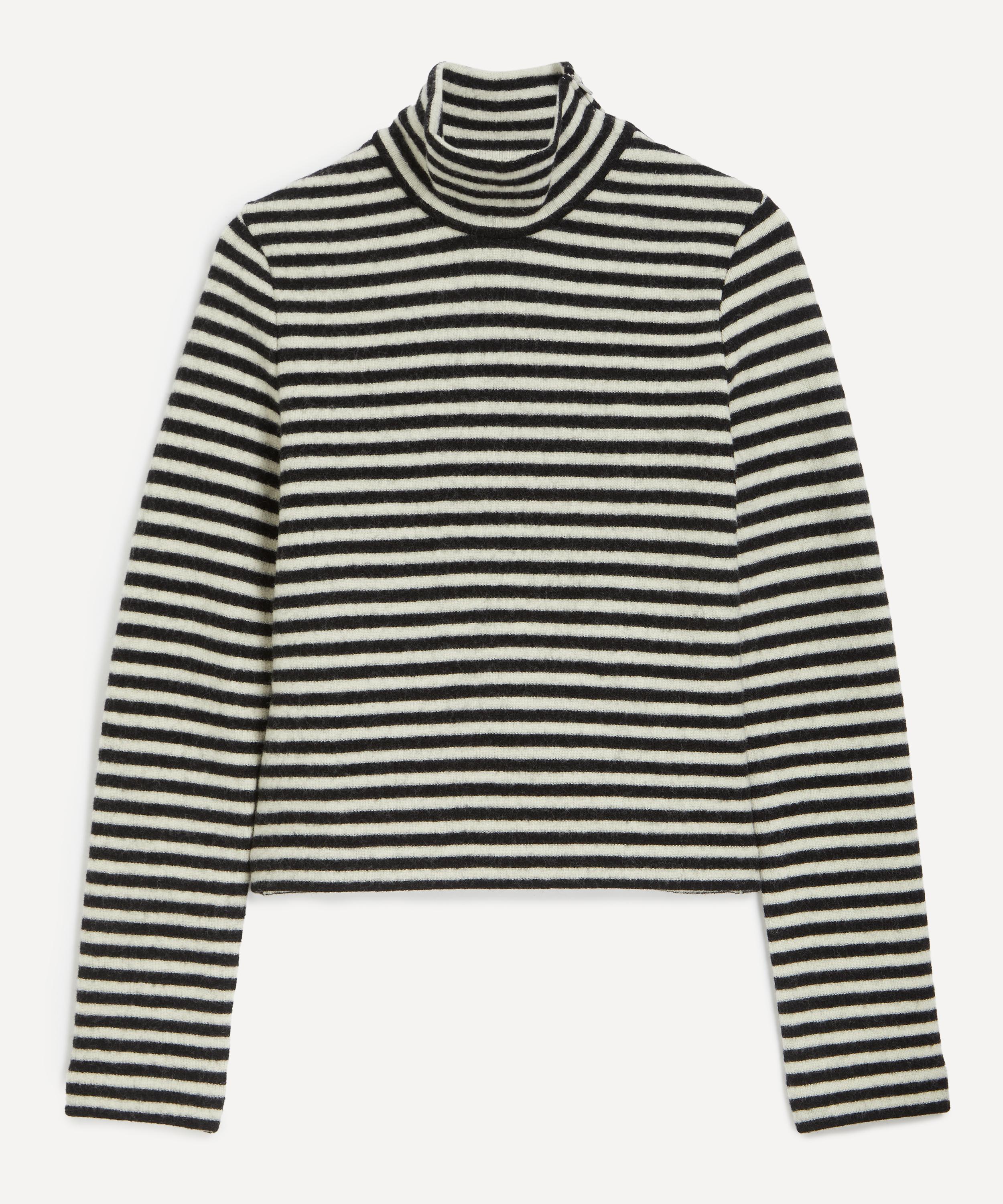 Jil Sander - Logo Striped Turtleneck Jumper image number 0