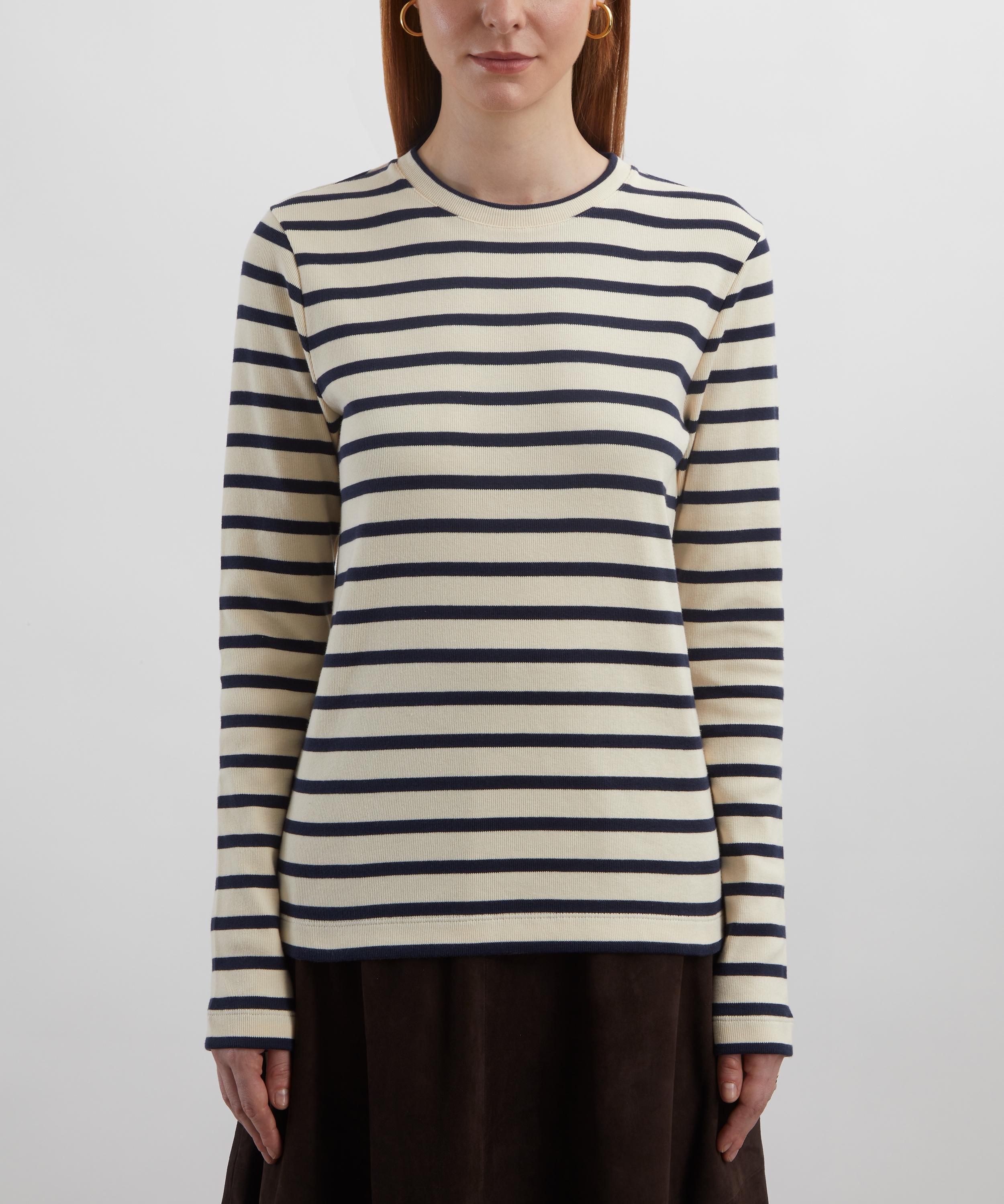 Jil Sander - Long-Sleeve Striped Top image number 2