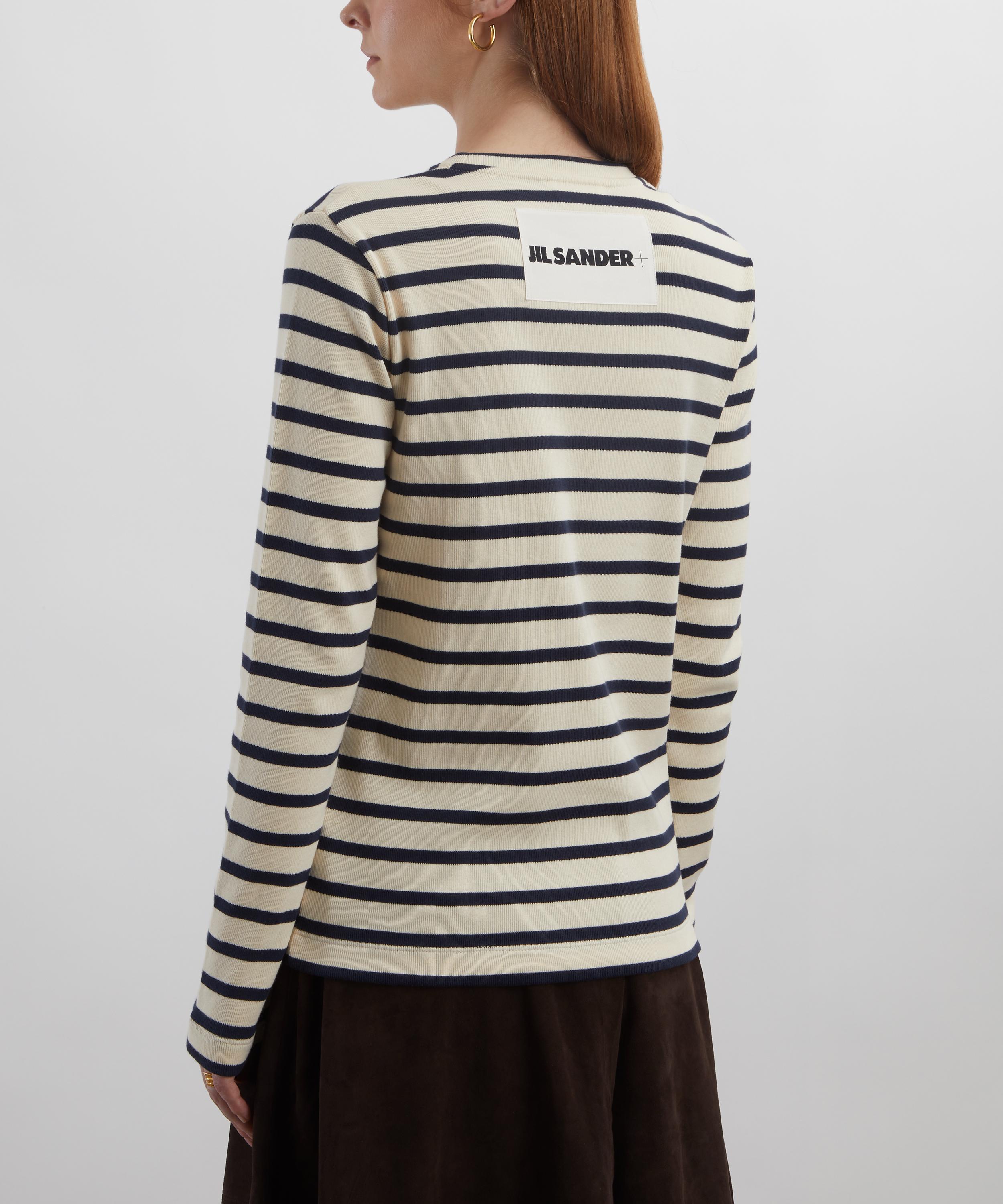 Jil Sander - Long-Sleeve Striped Top image number 3