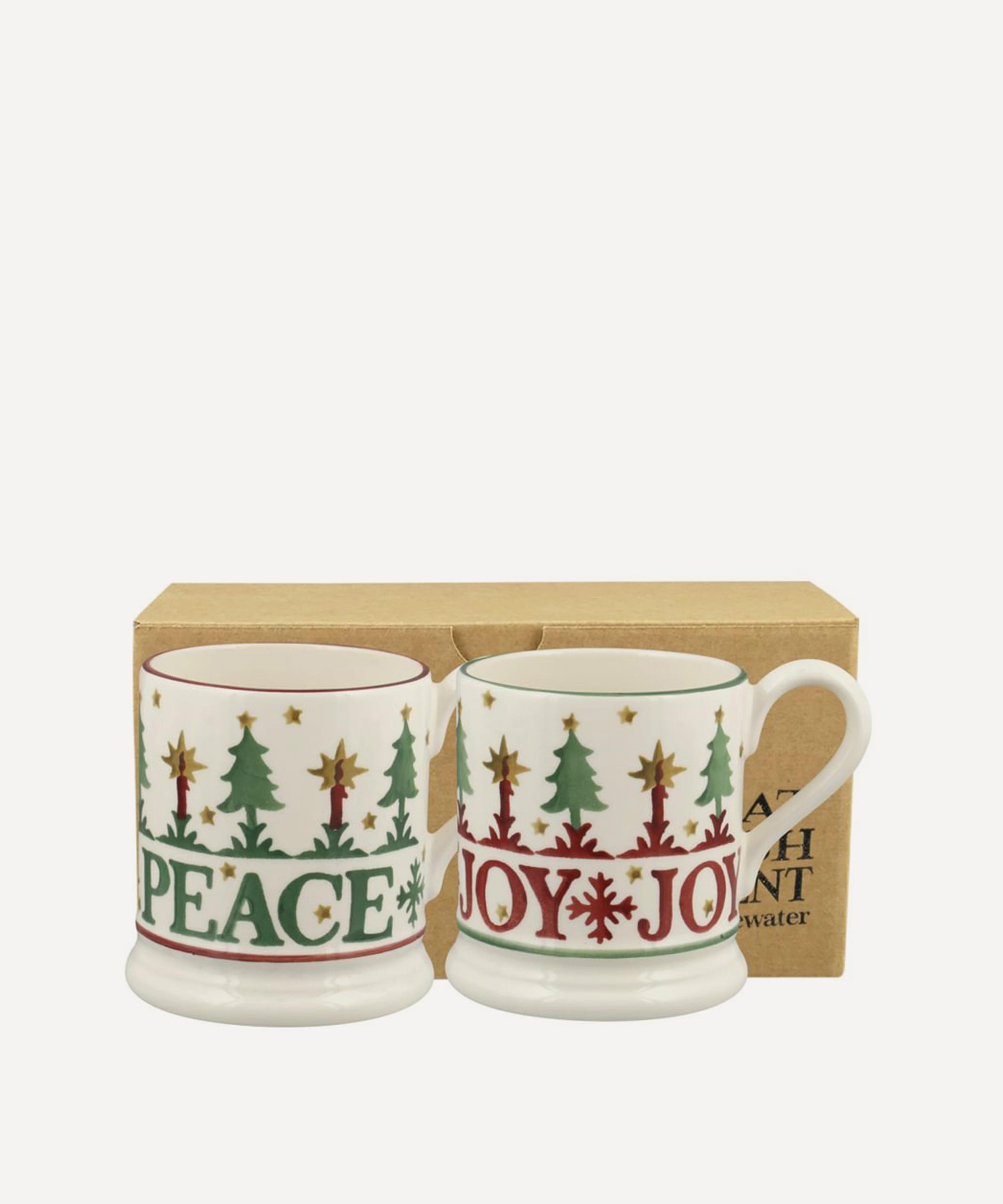 Emma Bridgewater - Christmas Joy Half-Pint Mugs Set of Two