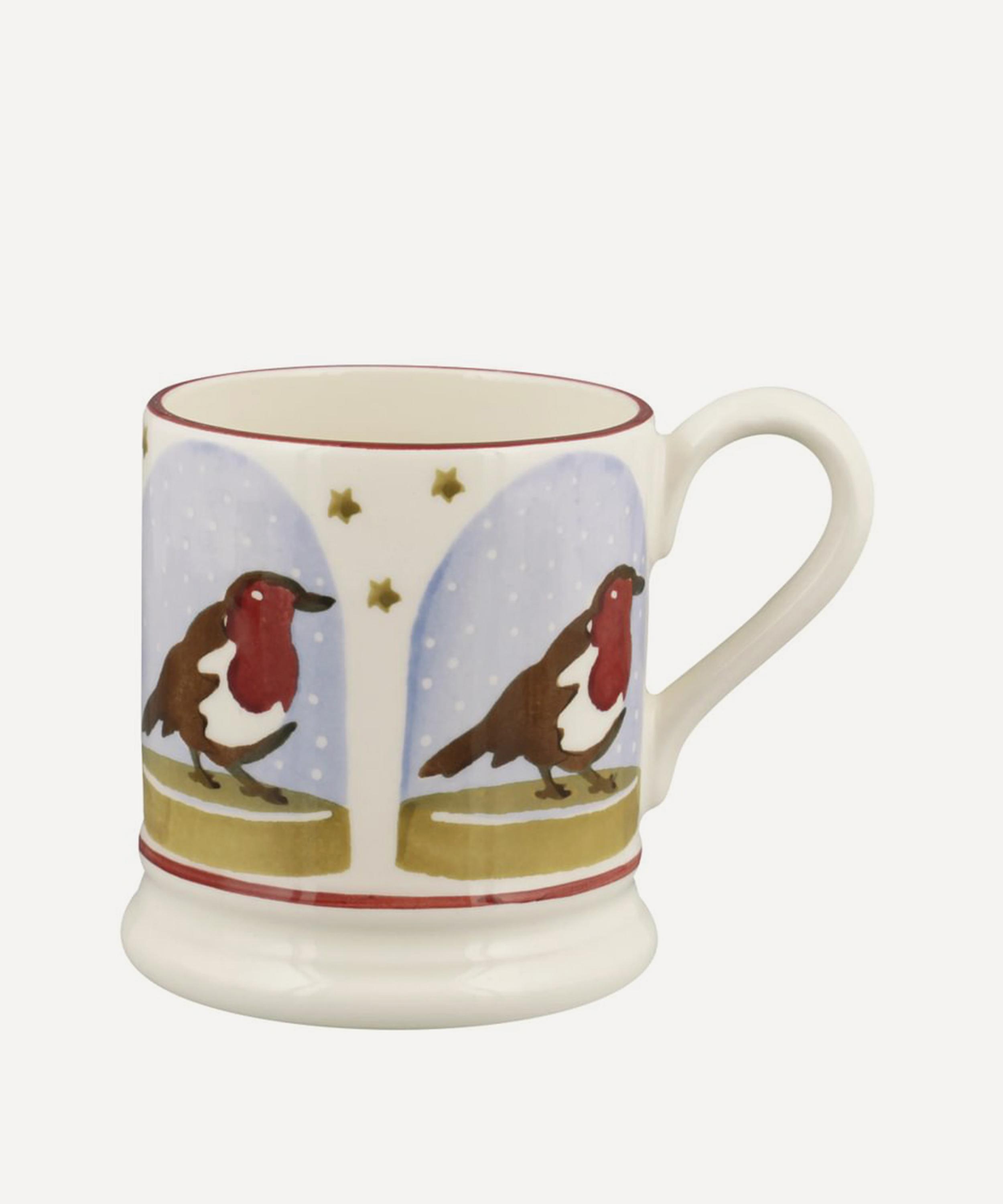 Emma Bridgewater - Robin Snow Globe Half-Pint Mug