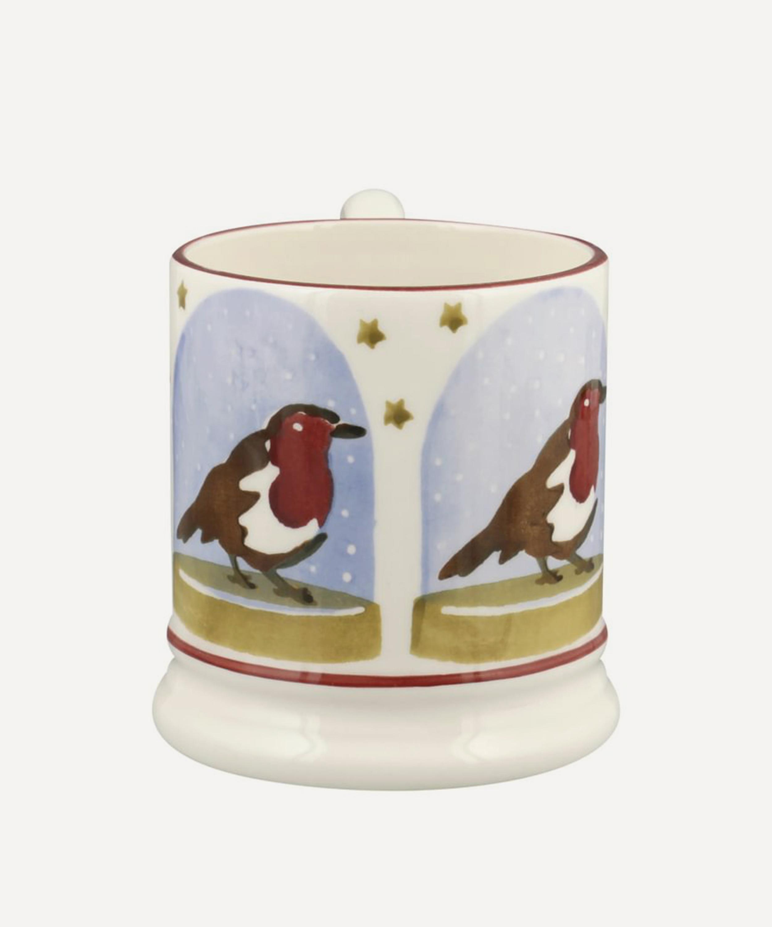 Emma Bridgewater - Robin Snow Globe Half-Pint Mug image number 1