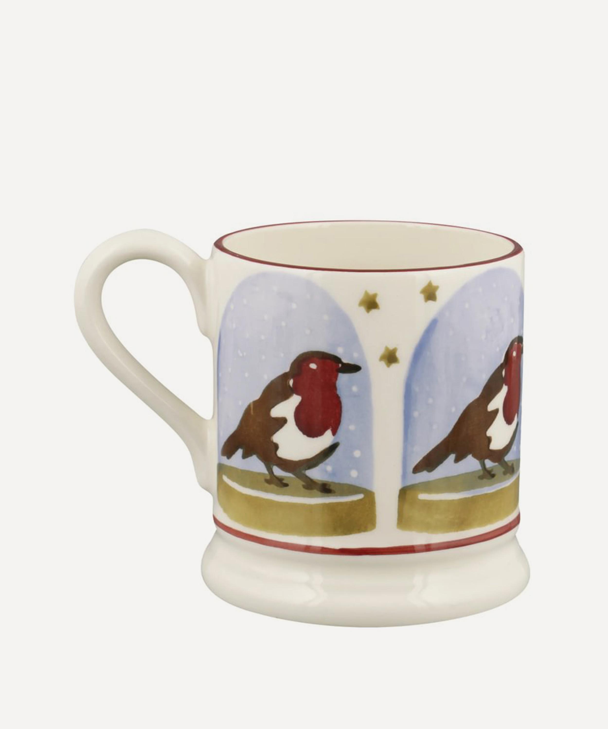 Emma Bridgewater - Robin Snow Globe Half-Pint Mug image number 2