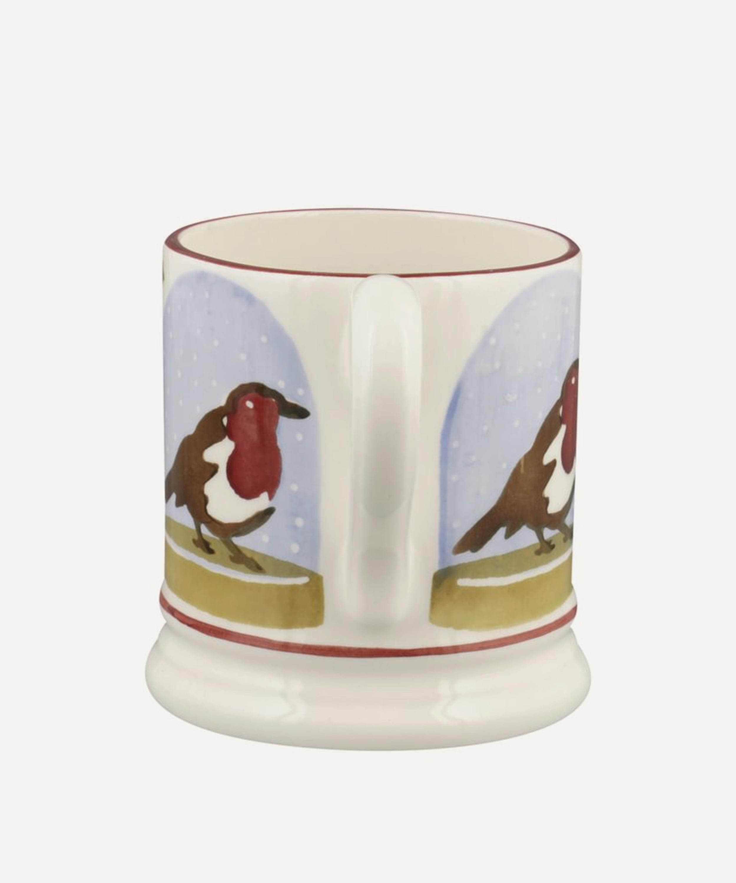 Emma Bridgewater - Robin Snow Globe Half-Pint Mug image number 3