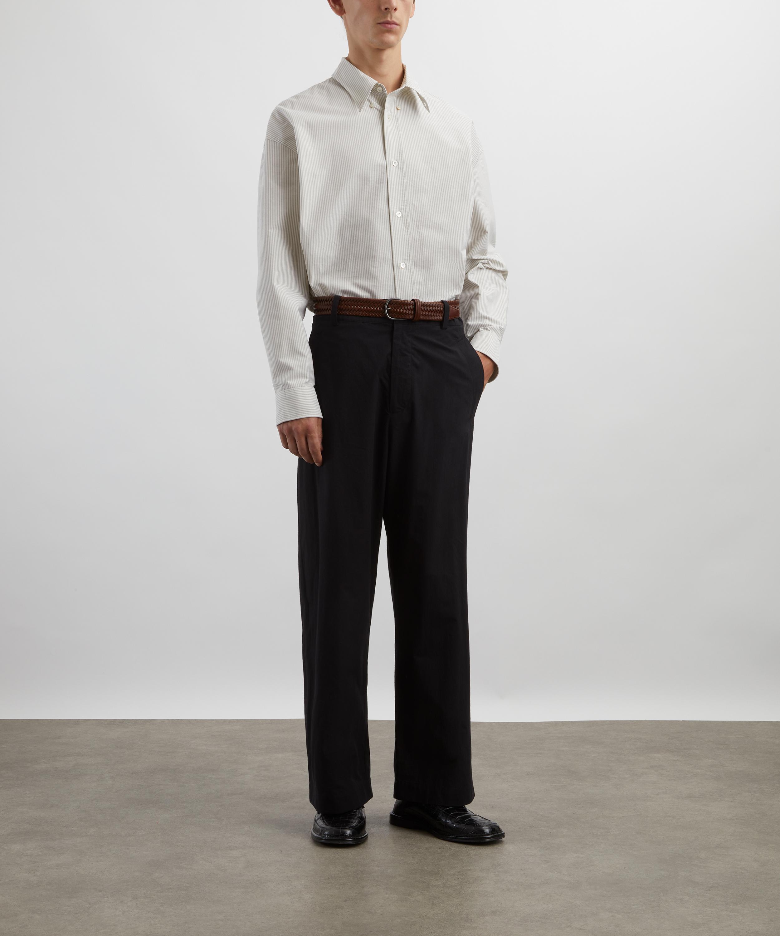 Studio Nicholson - Ruskin Oxford Cloth Striped Shirt image number 1