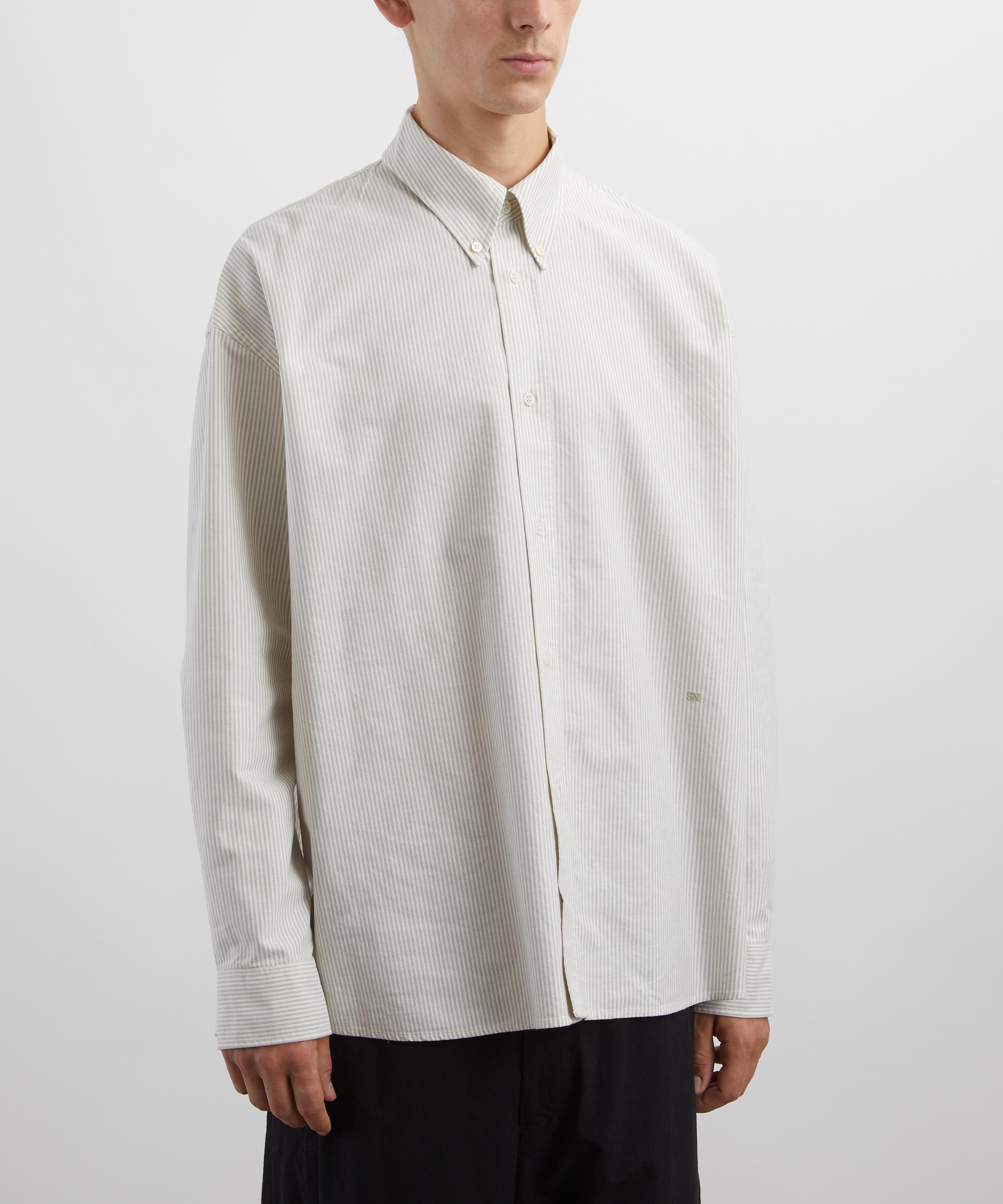 Studio Nicholson - Ruskin Oxford Cloth Striped Shirt image number 2