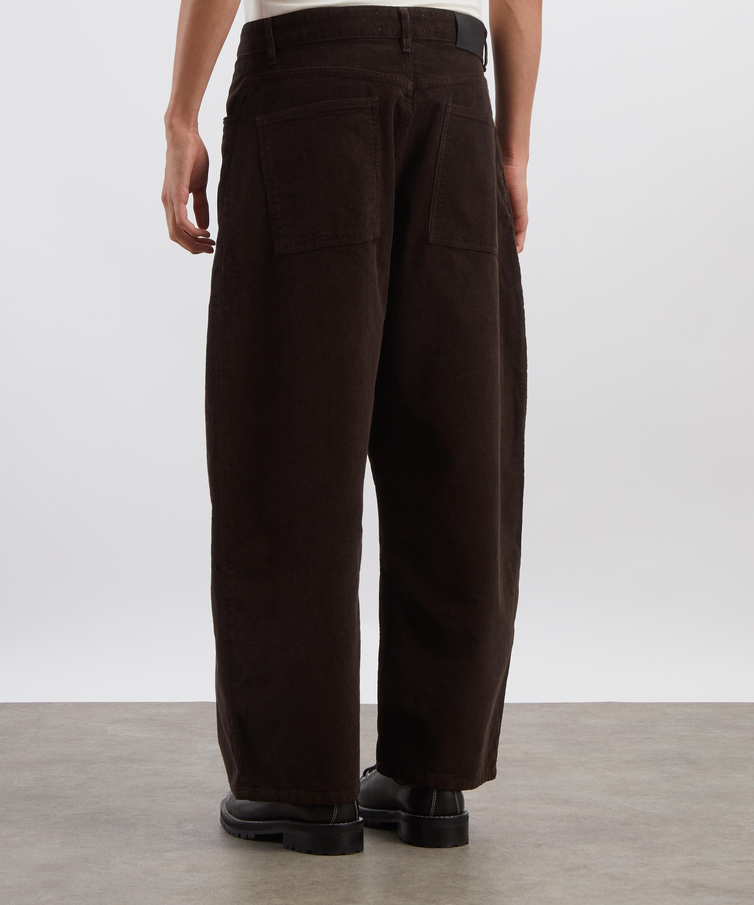 Studio Nicholson - Paolo Wide Denim Jeans in Coffee image number 3
