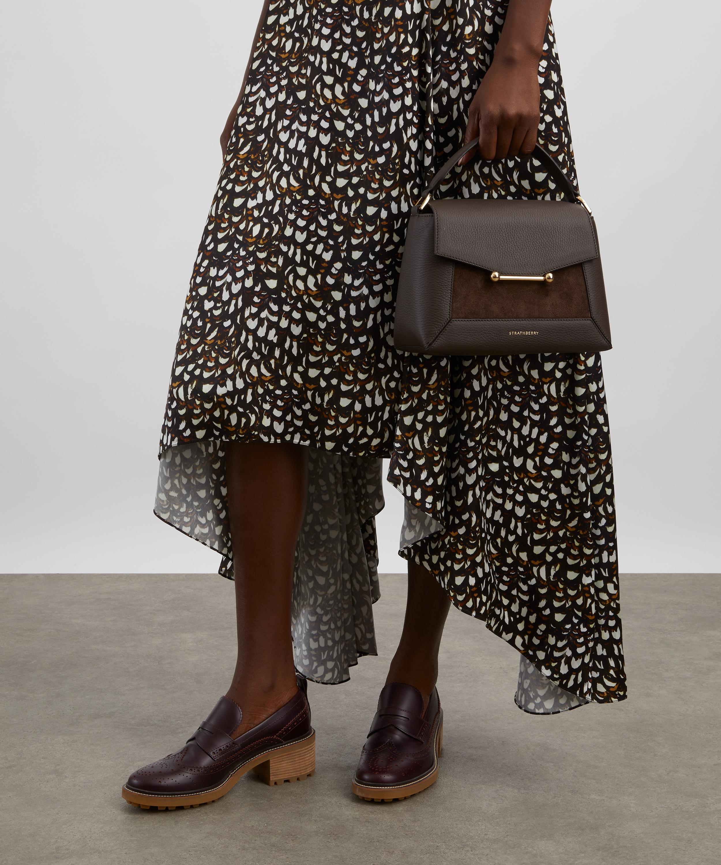 Strathberry - Mosaic Grain Suede Top Handle Bag image number 1