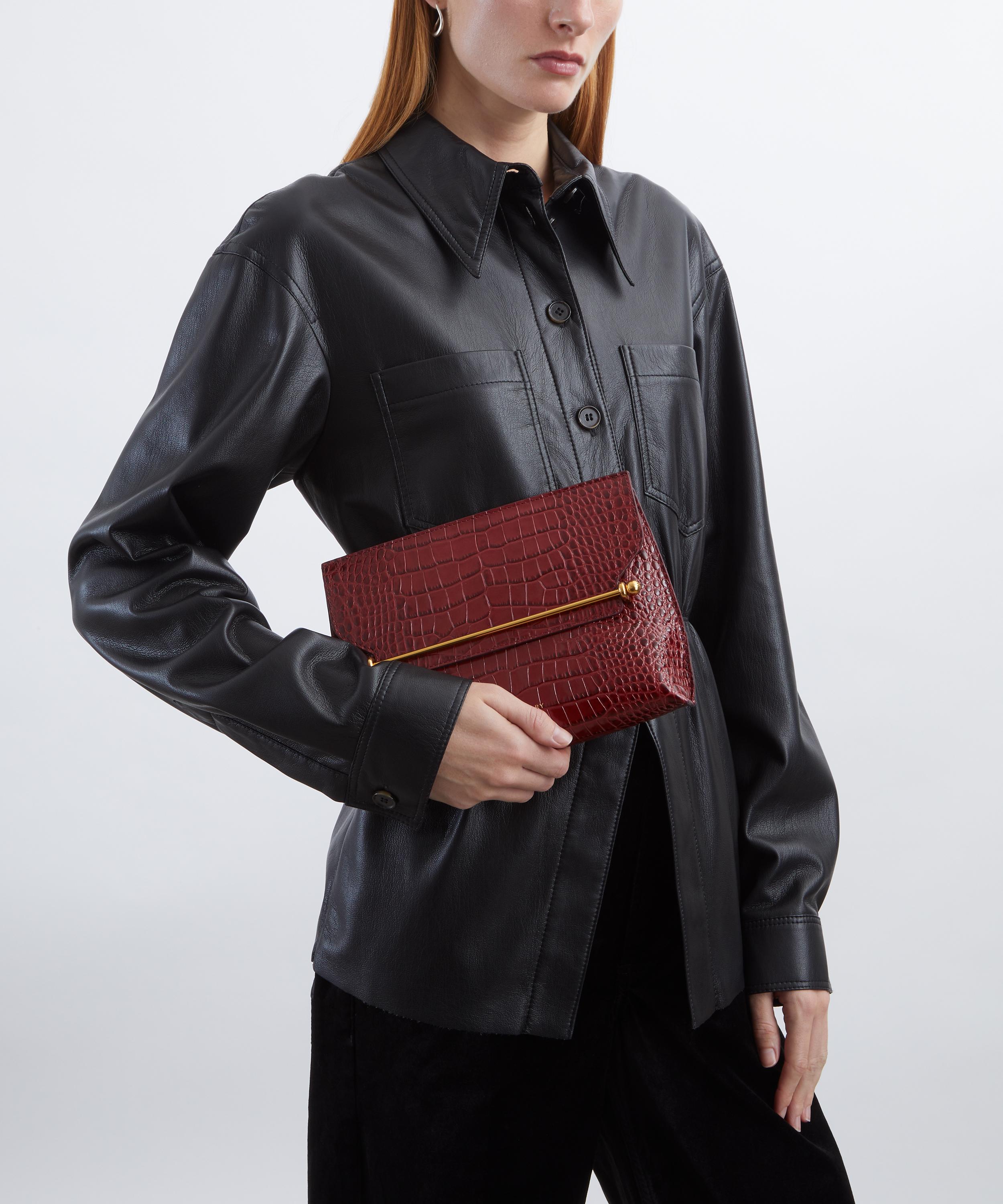 Strathberry - Stylist Embossed Croc Purse image number 6