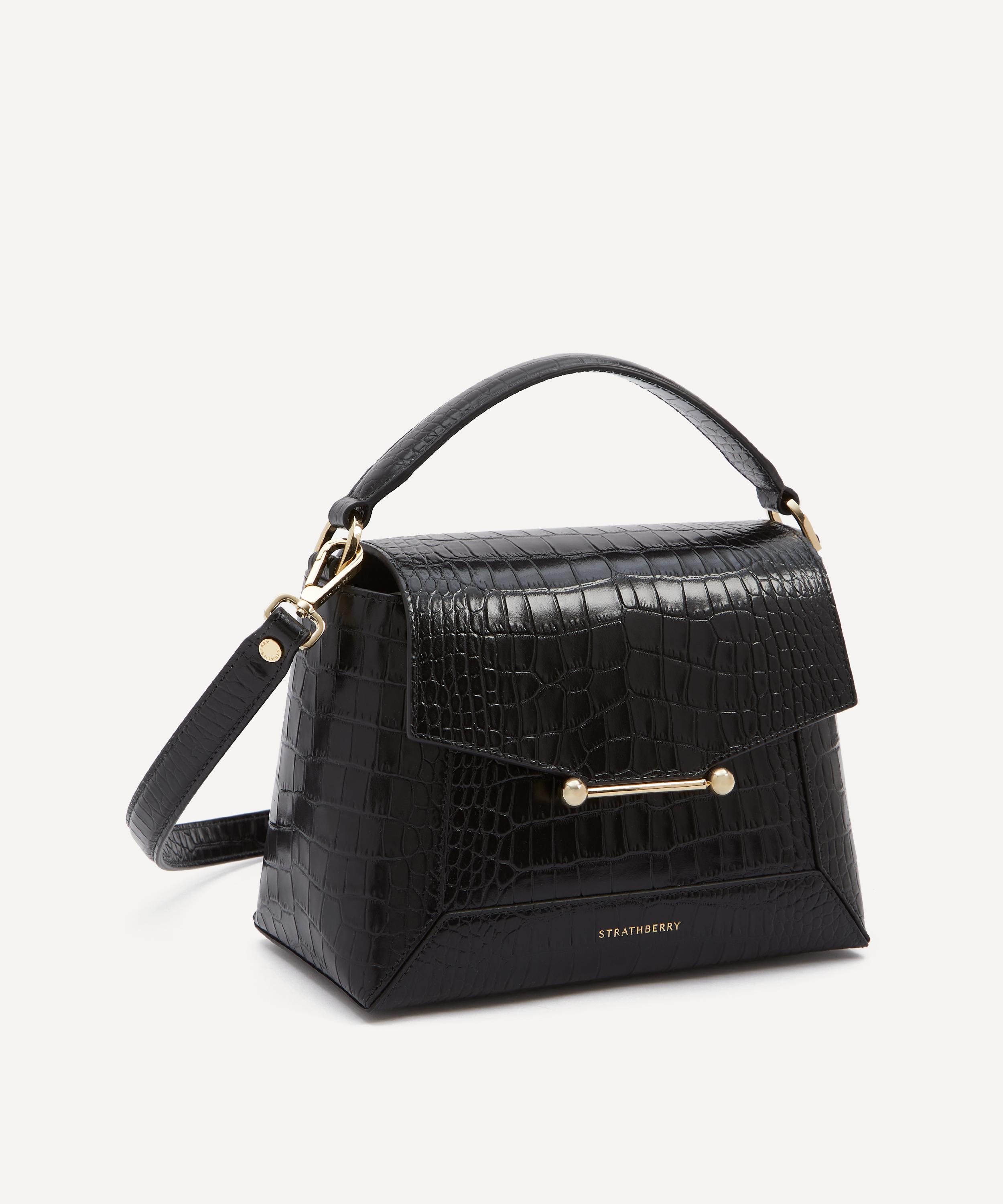 Strathberry - Mosaic Croc-Embossed Leather Top Handle Bag image number 2